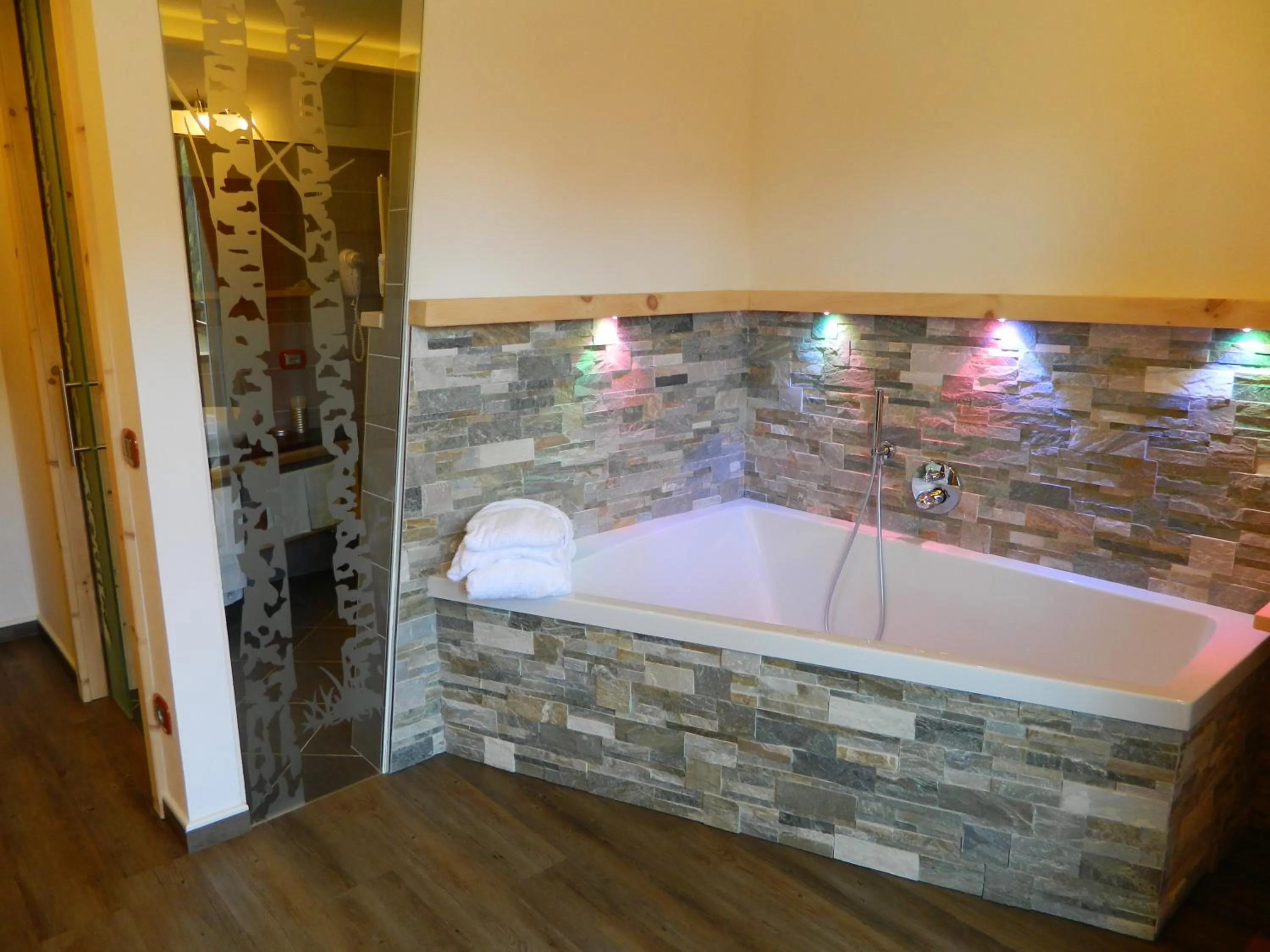 Bathroom in Berg Hotel Latemar Spitze