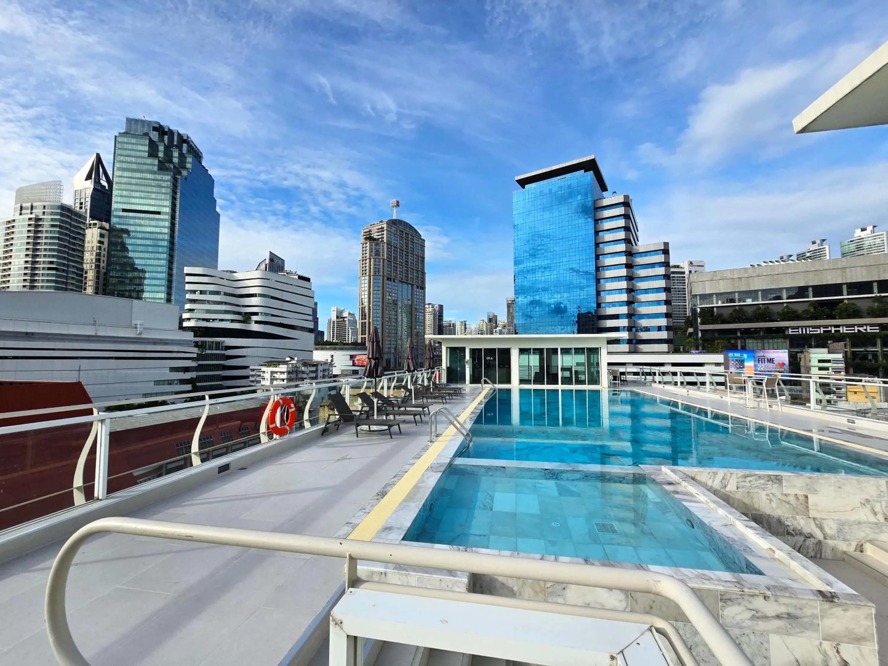 Swimming pool in The Bless Hotel and Residence