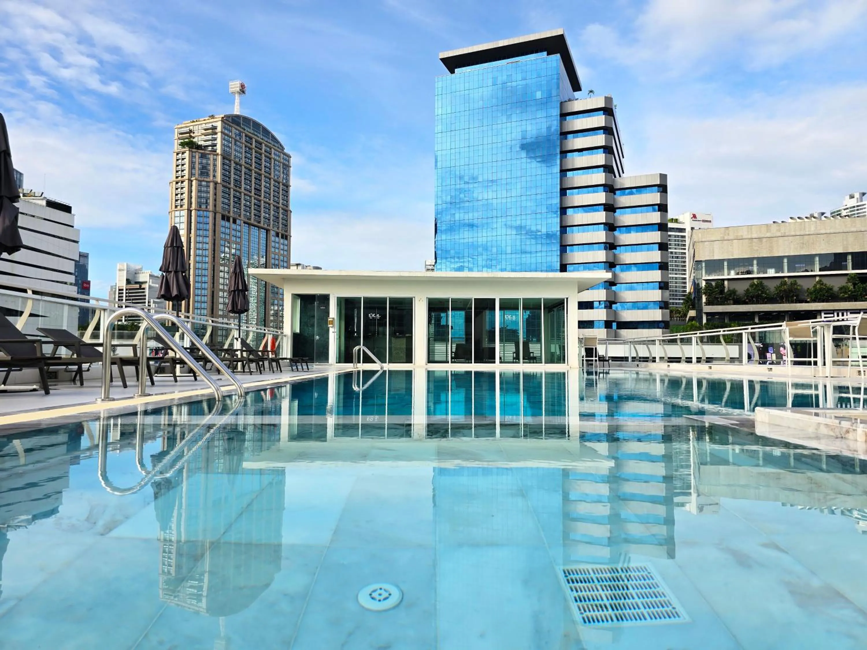 Swimming pool in The Bless Hotel and Residence