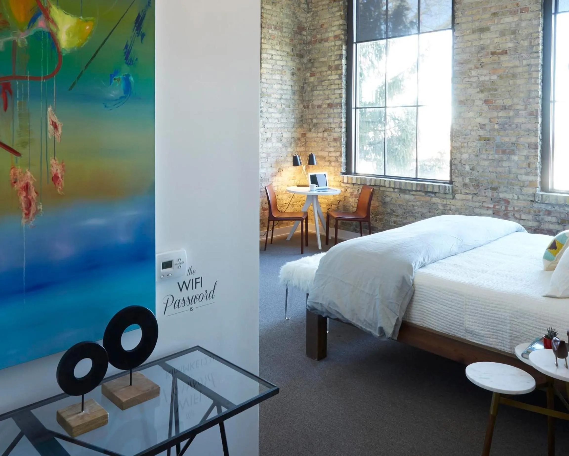 Bedroom, Bed in Kinn Guesthouse Bay View