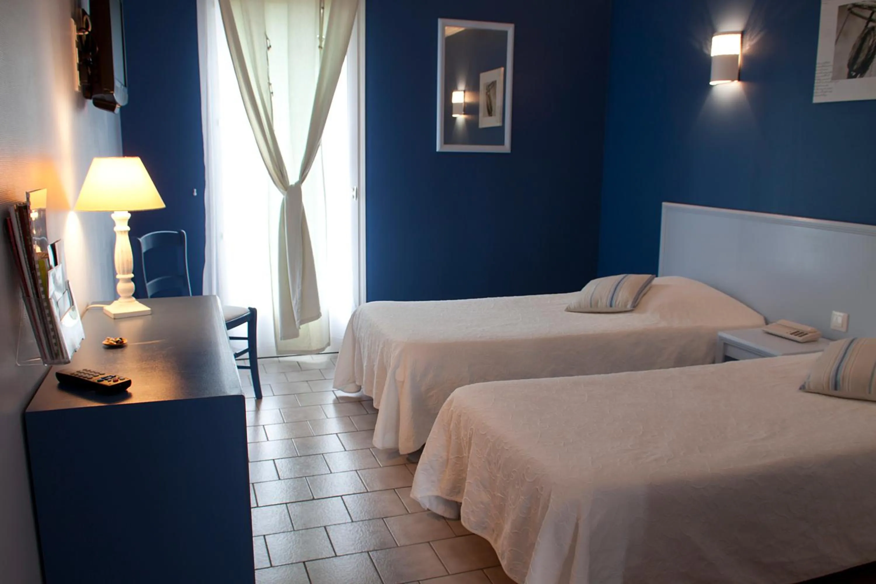 Bedroom, Bed in Logis Hotel Le Nuage