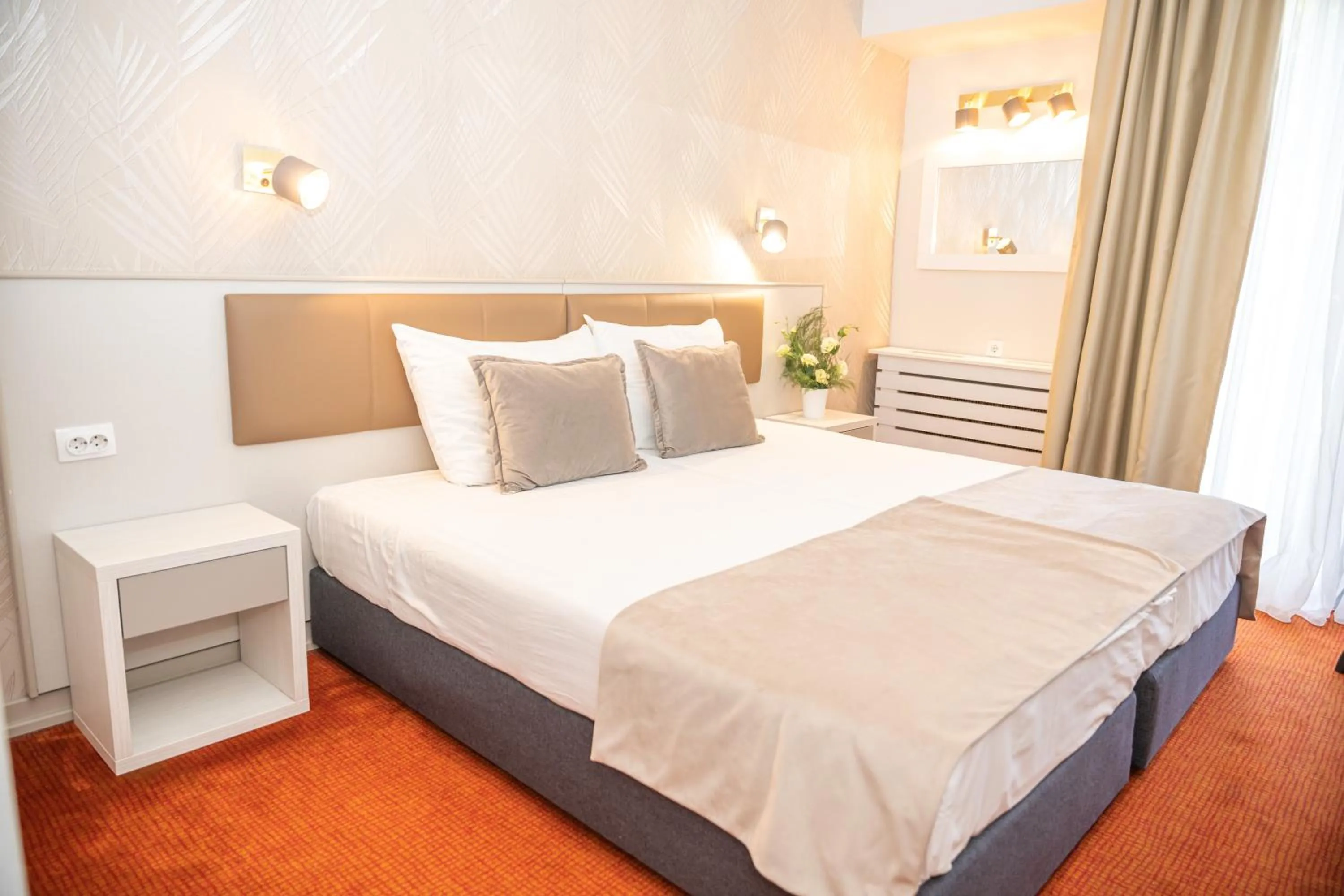 Bed in Zepter Hotel Vrnjacka Banja, member of Zepter Hotels