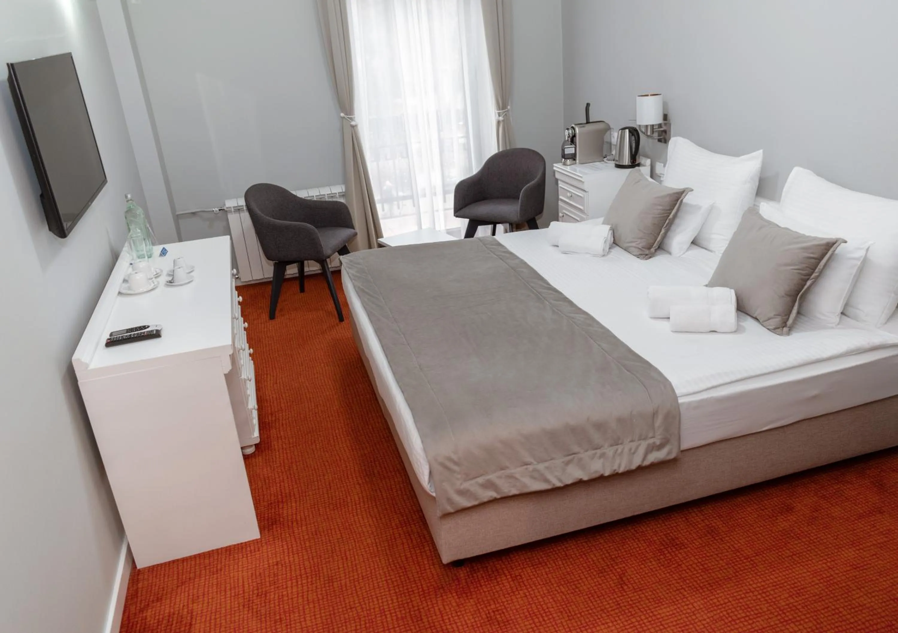 Bed in Zepter Hotel Vrnjacka Banja, member of Zepter Hotels