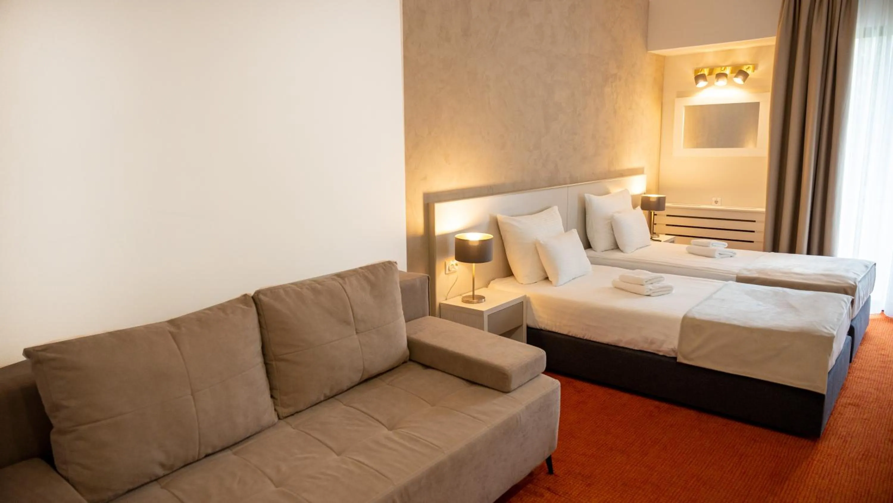 Bed in Zepter Hotel Vrnjacka Banja, member of Zepter Hotels