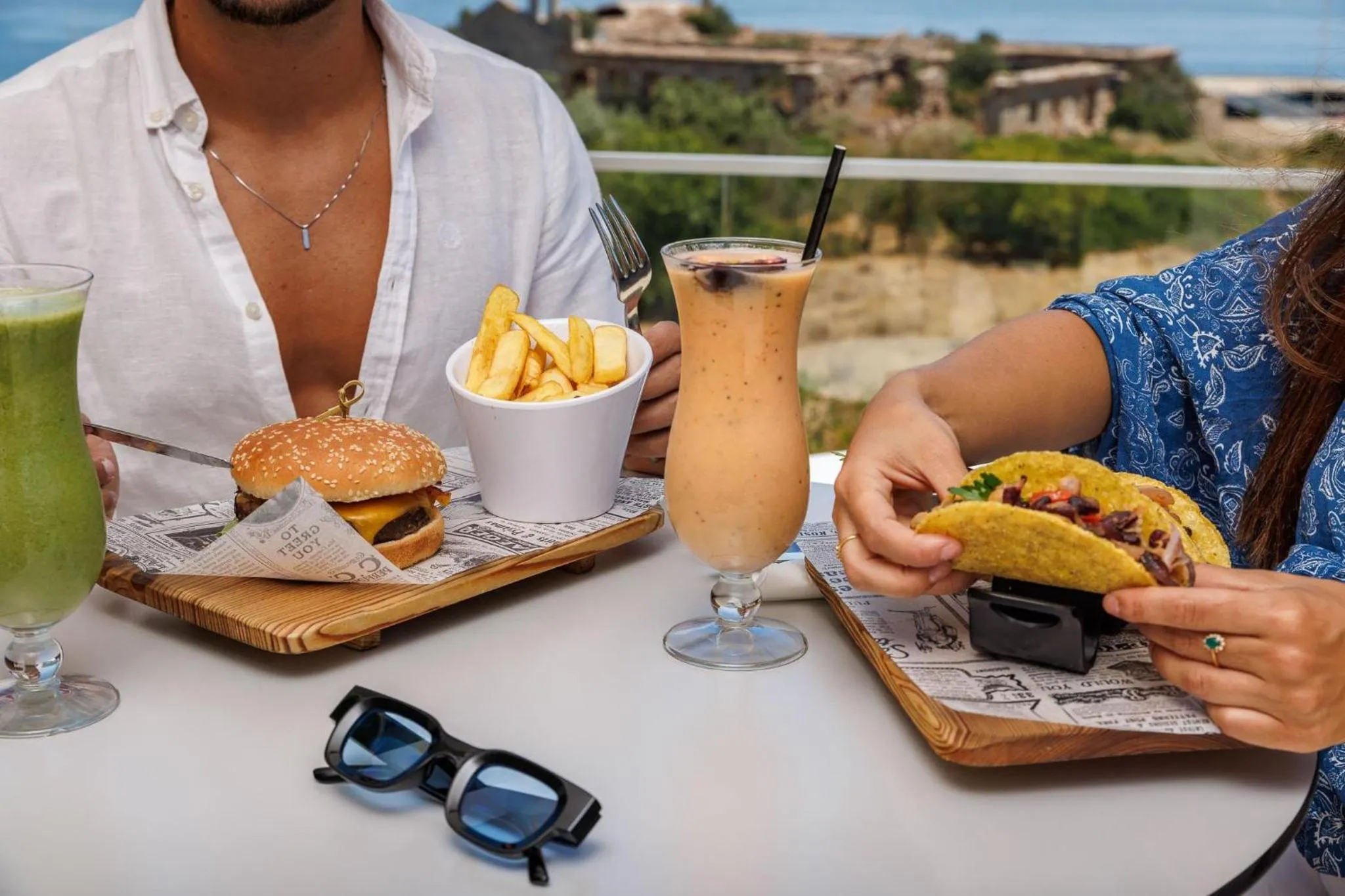 Balcony/Terrace in Jupiter Marina Hotel - Couples & Spa