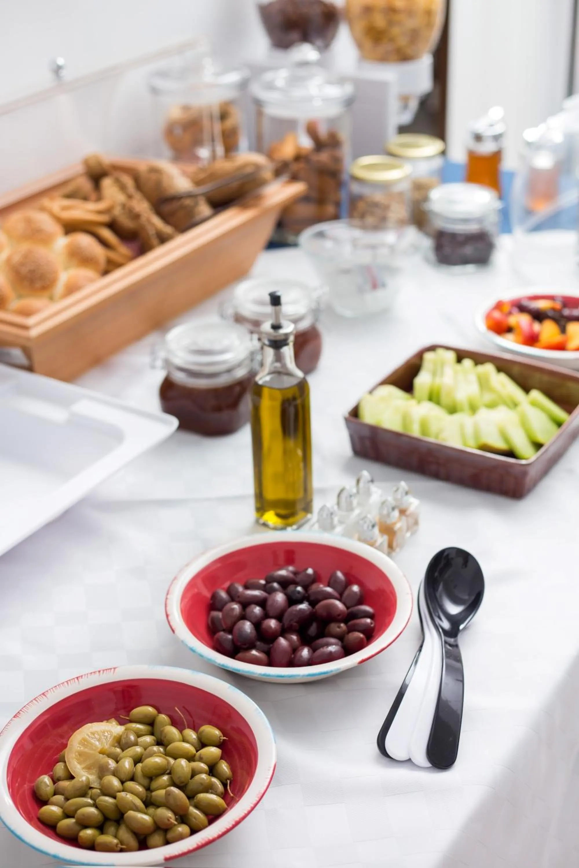 Buffet breakfast in Iris Beach Hotel