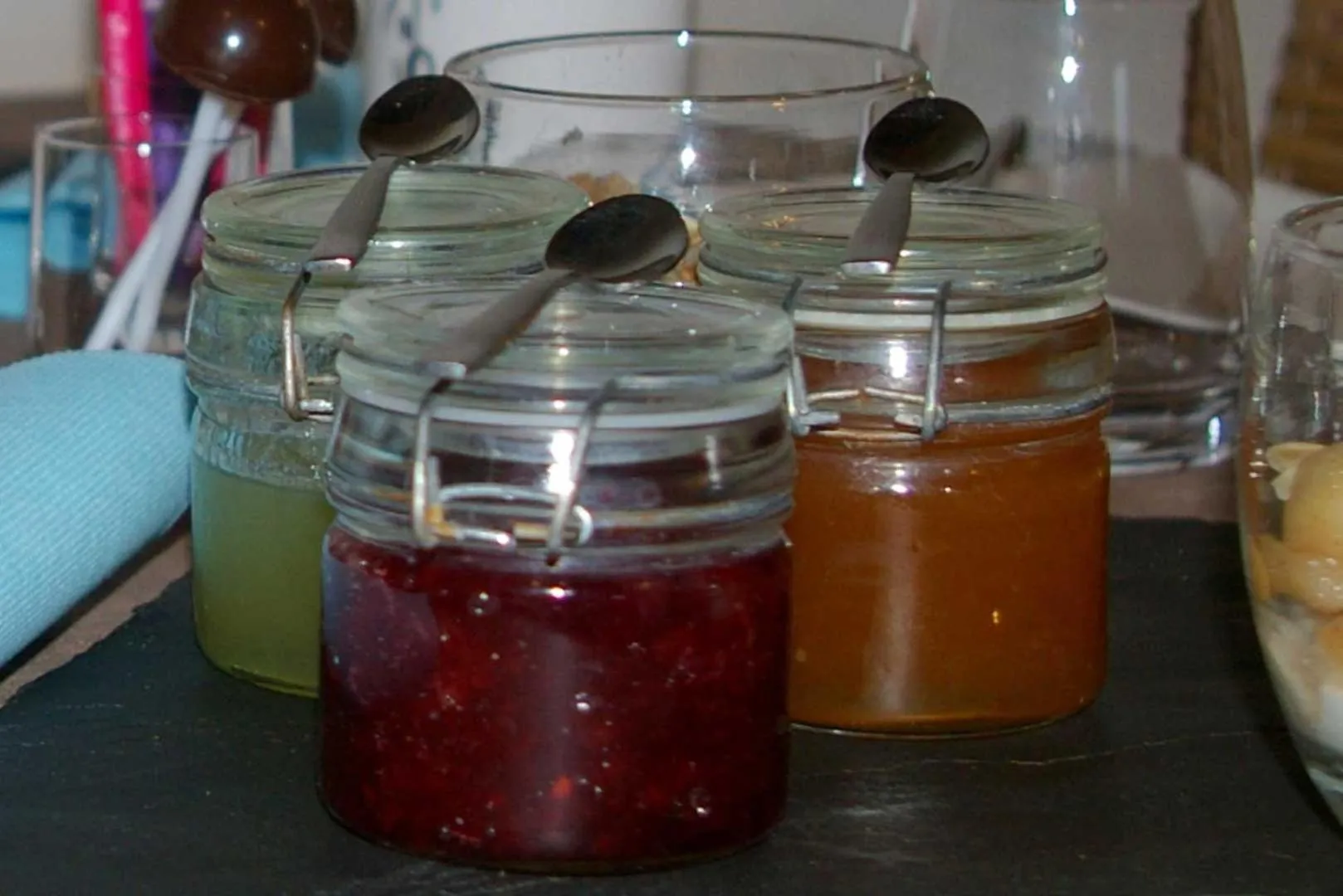 Continental breakfast in Le Colombier Bretagne
