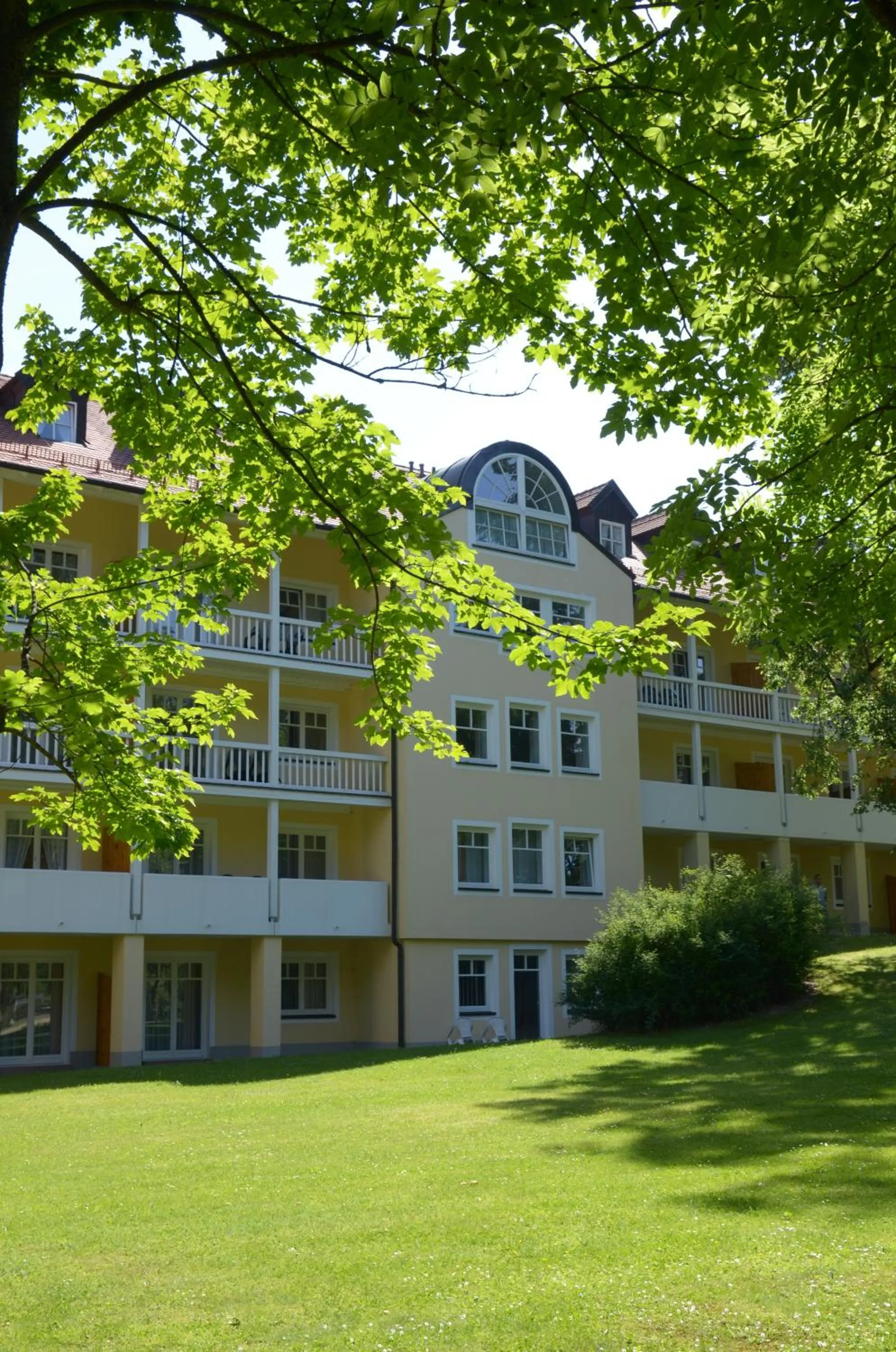 Garden view in Landschloss Ernestgrün