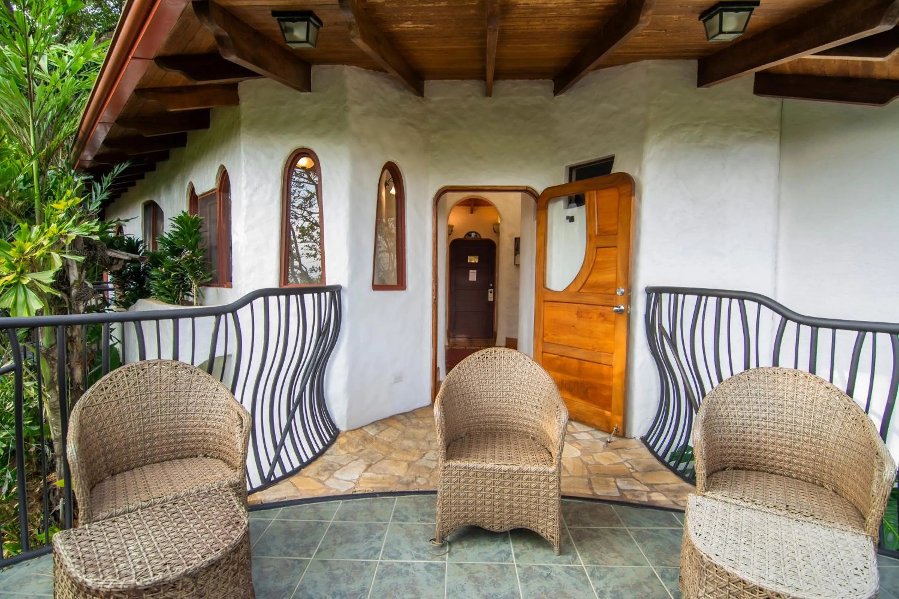 Balcony/Terrace in Finca Rosa Blanca Coffee Farm and Inn