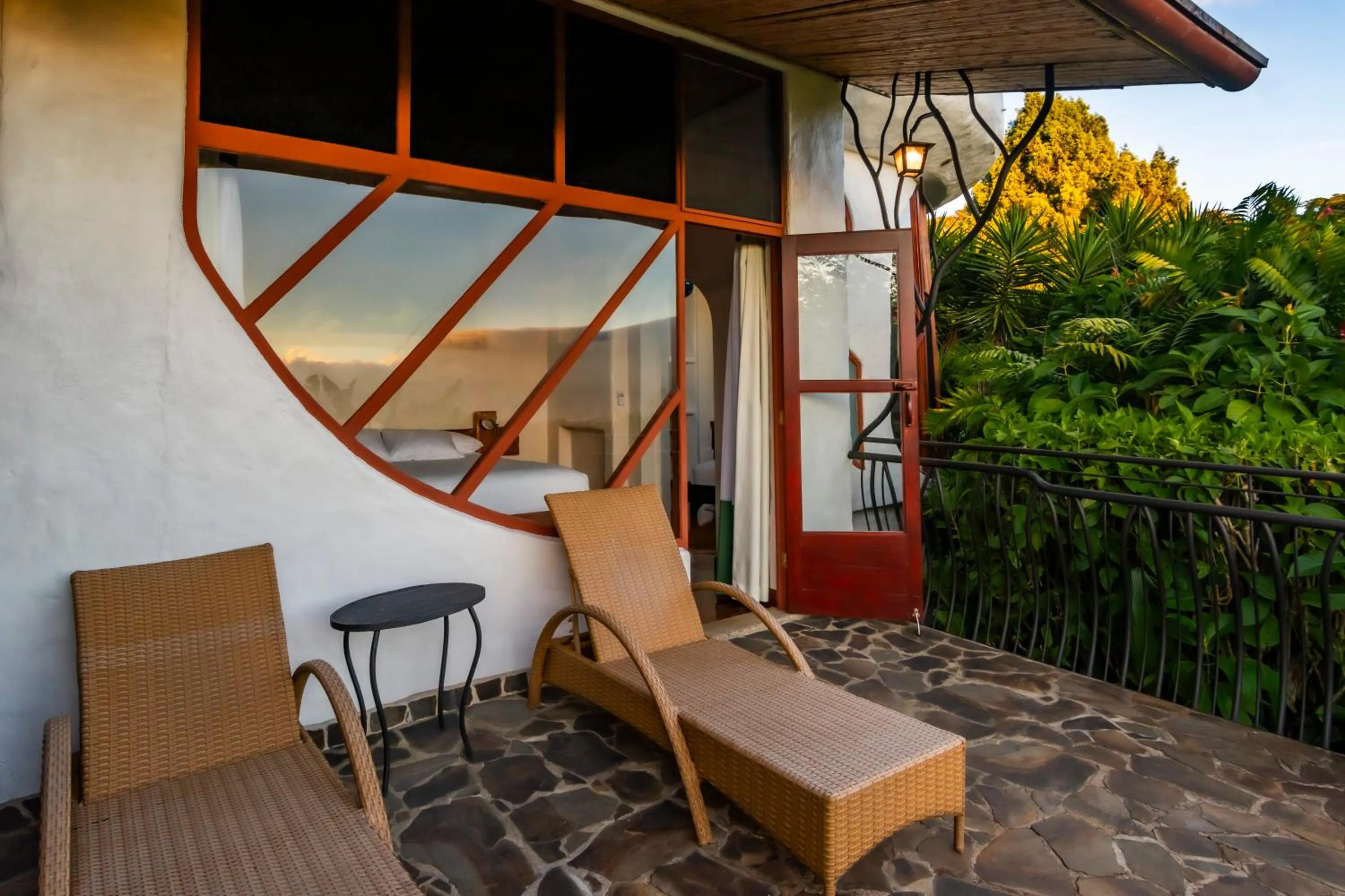 Balcony/Terrace in Finca Rosa Blanca Coffee Farm and Inn