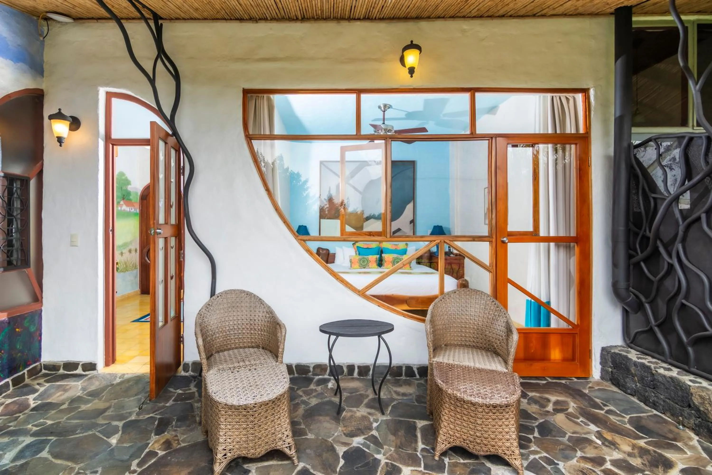 Balcony/Terrace in Finca Rosa Blanca Coffee Farm and Inn