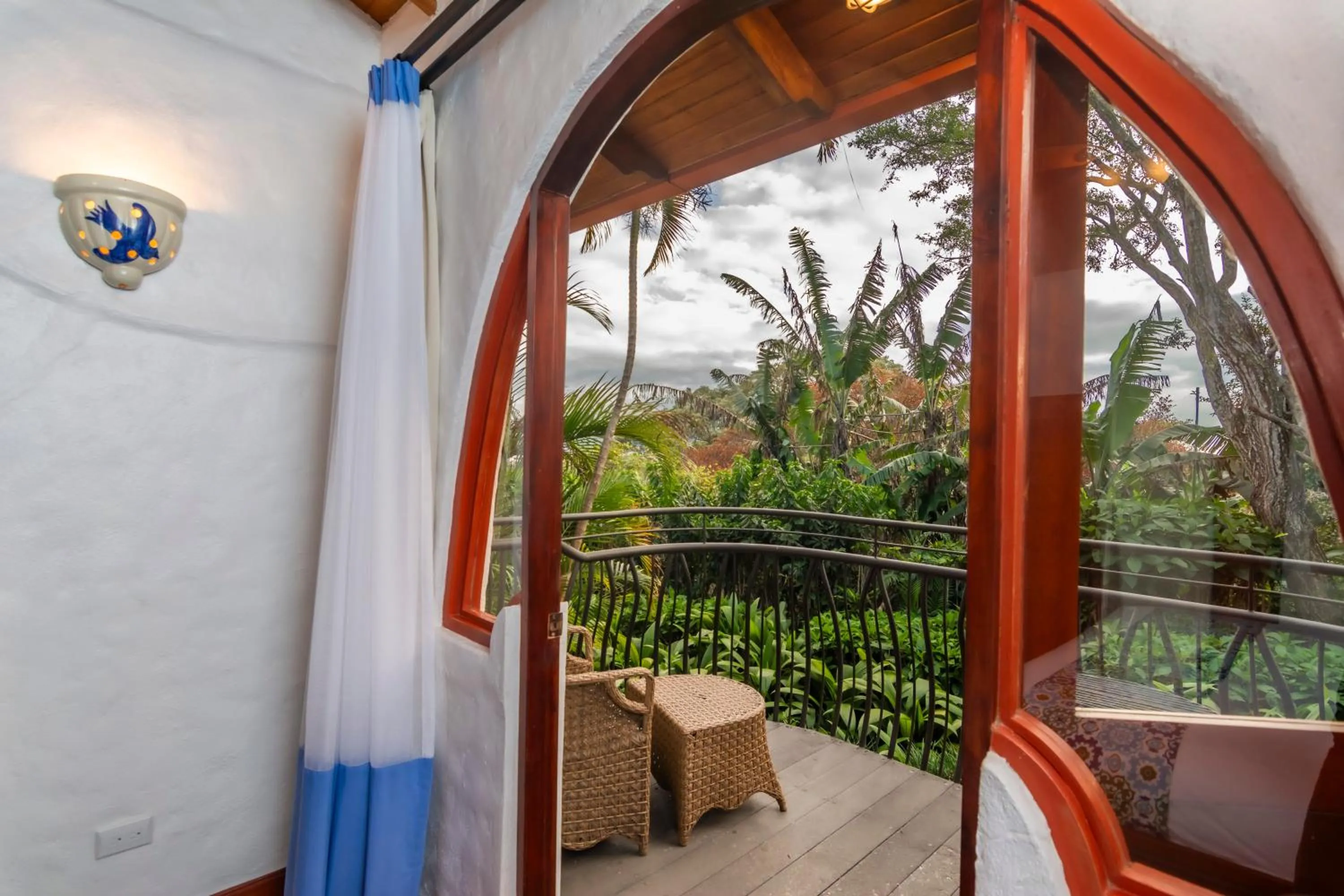 Balcony/Terrace in Finca Rosa Blanca Coffee Farm and Inn