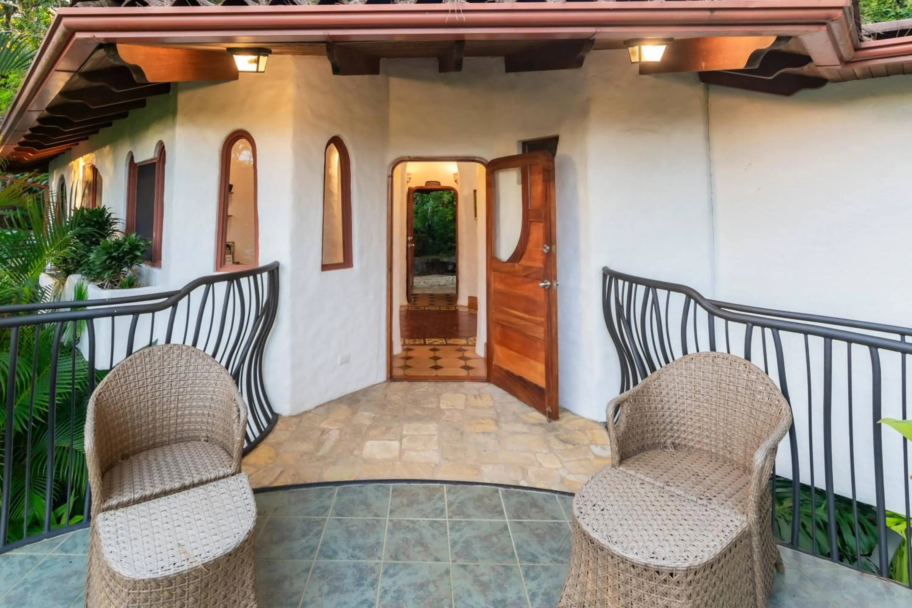 Balcony/Terrace in Finca Rosa Blanca Coffee Farm and Inn