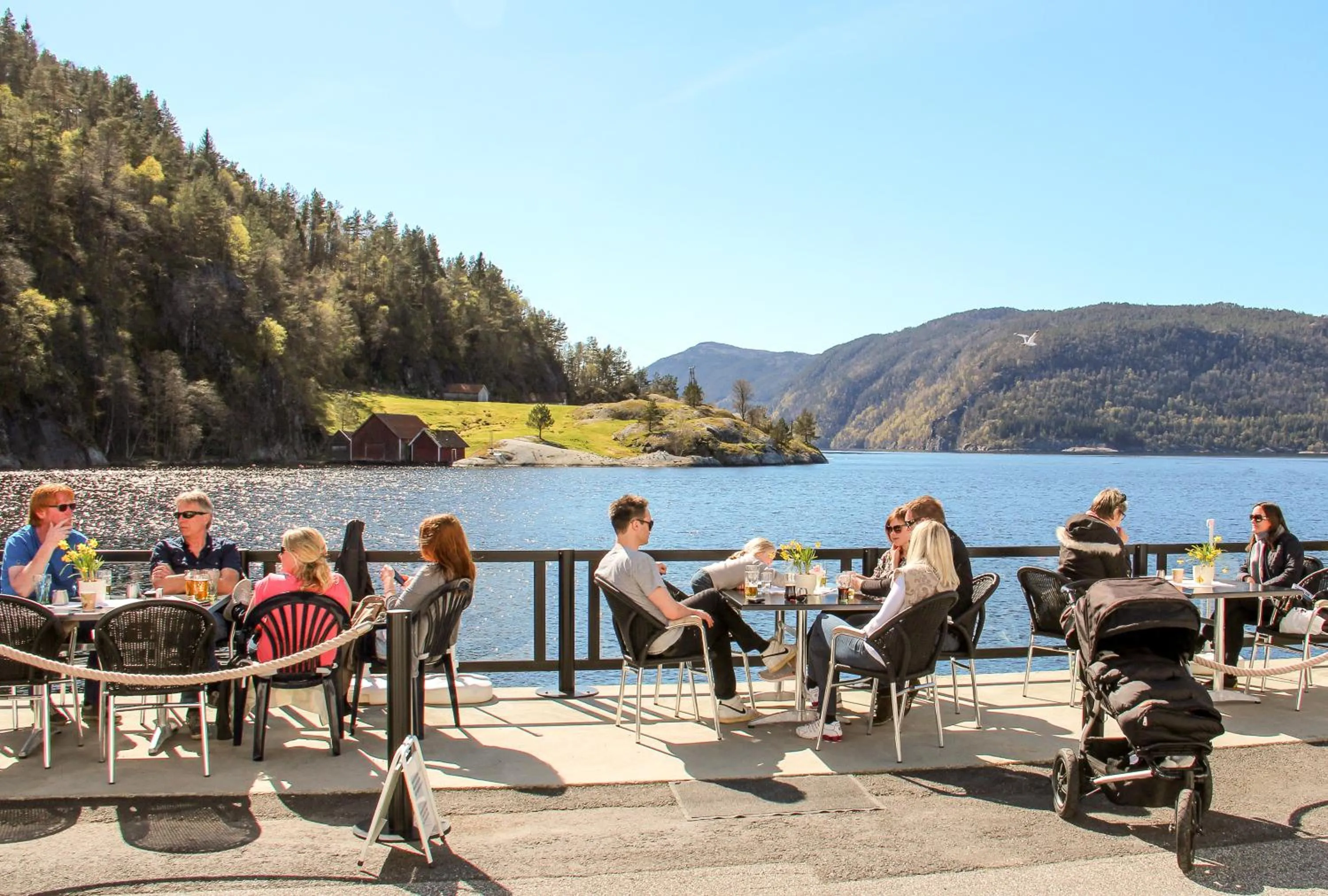Balcony/Terrace in Ryfylke Fjordhotel