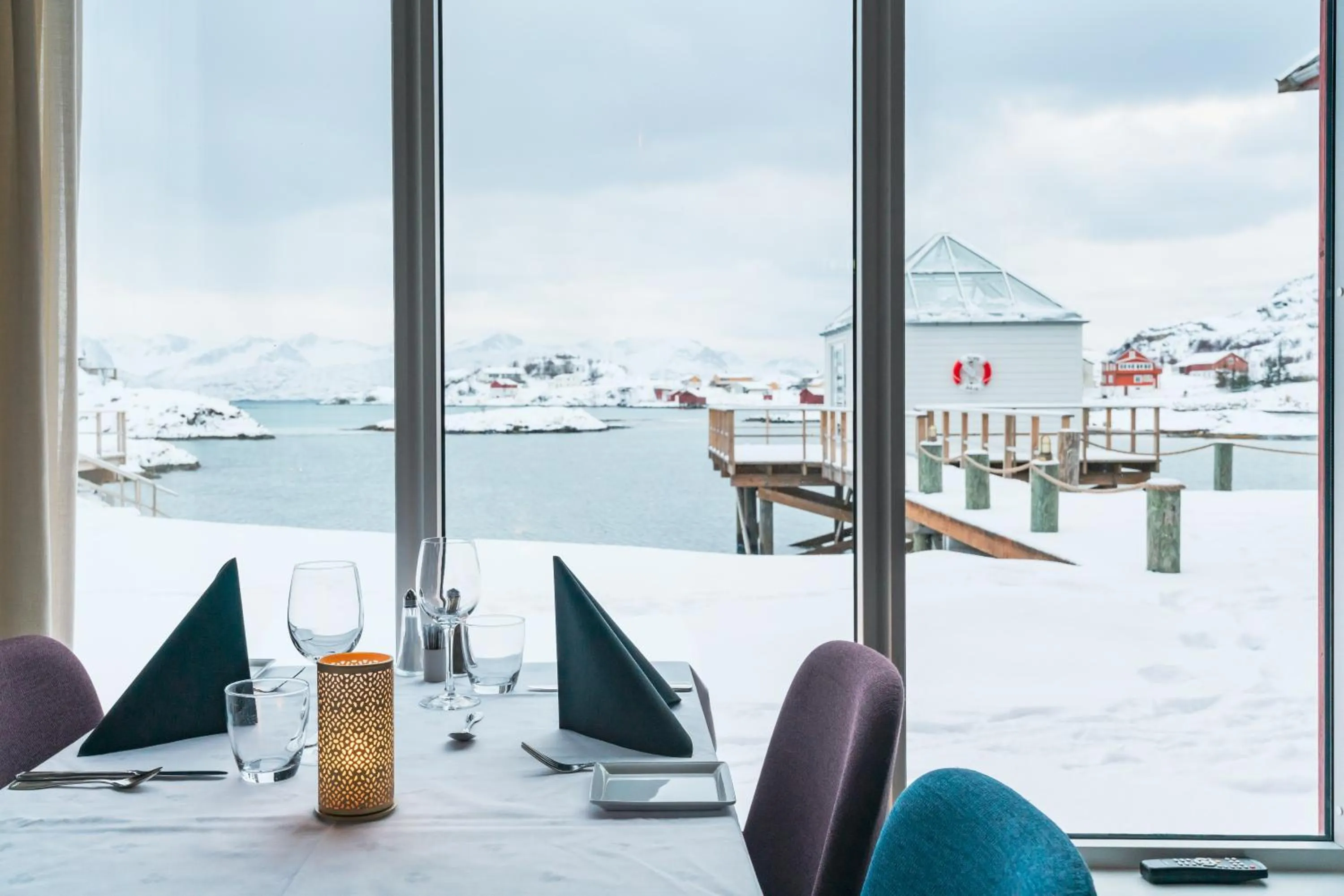 Restaurant/places to eat in Sommarøy Arctic Hotel Tromsø