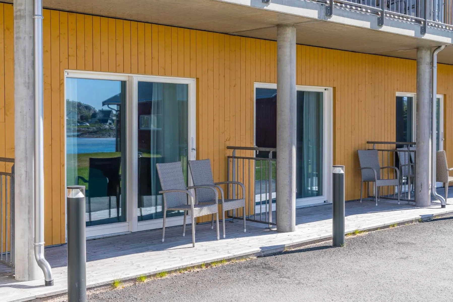 Patio in Sommarøy Arctic Hotel Tromsø