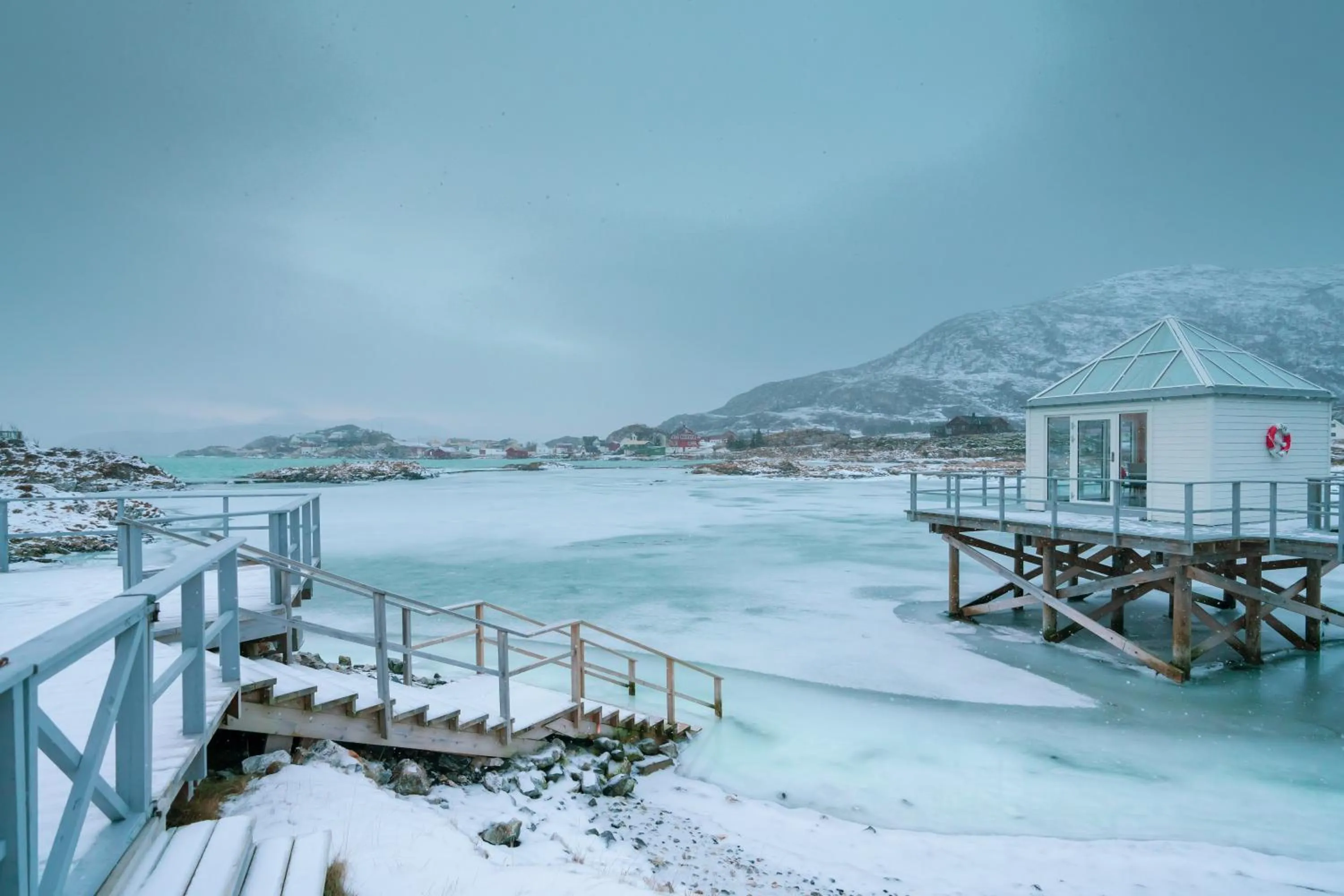Property building in Sommarøy Arctic Hotel Tromsø