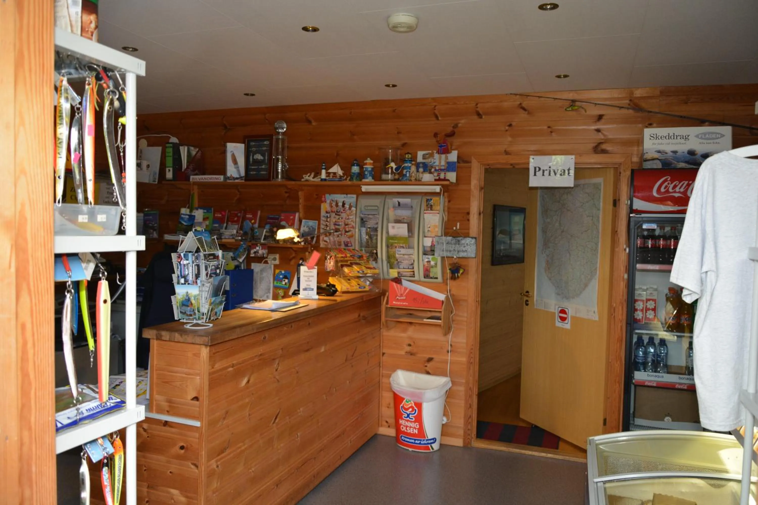 Lobby or reception in Langenuen Motel & Camping