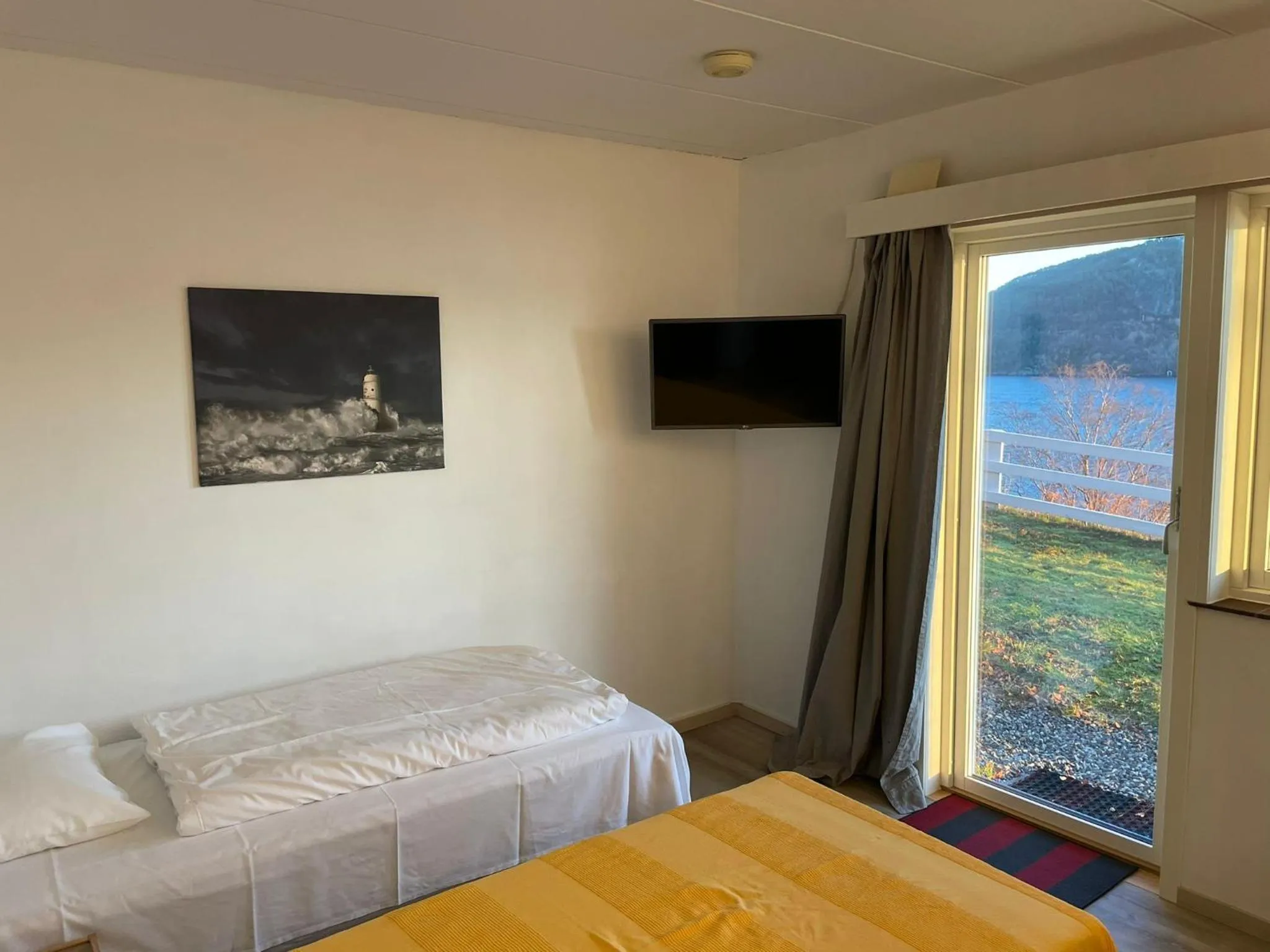 Bed in Langenuen Motel & Camping