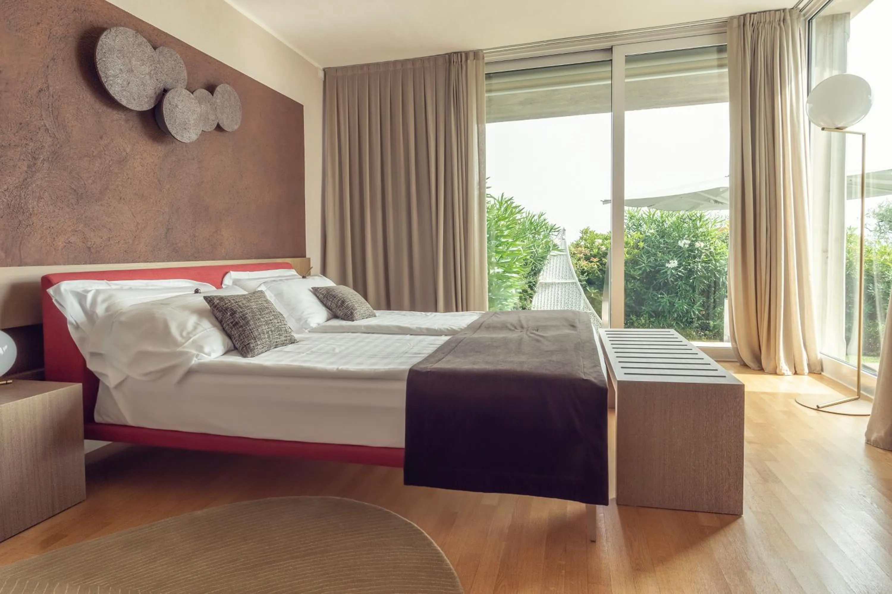 Bed in San Colombano Suites