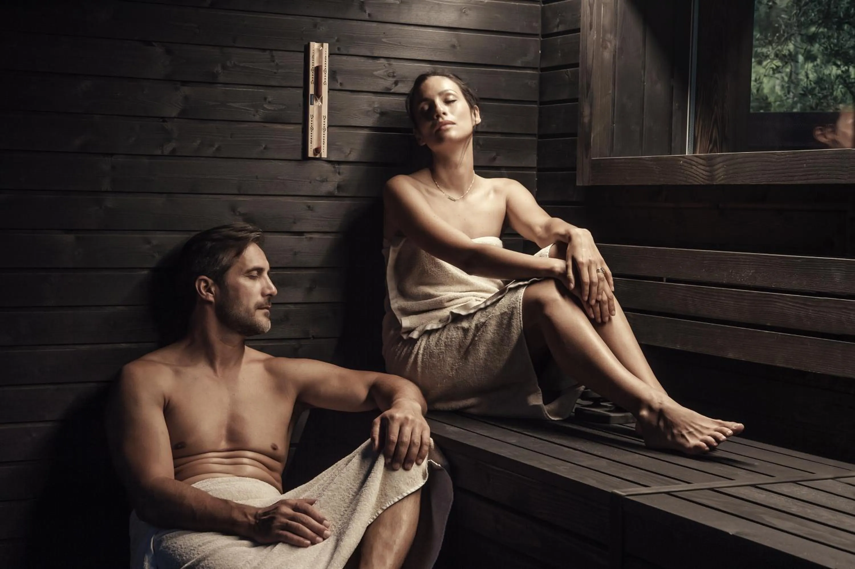 Sauna in San Colombano Suites