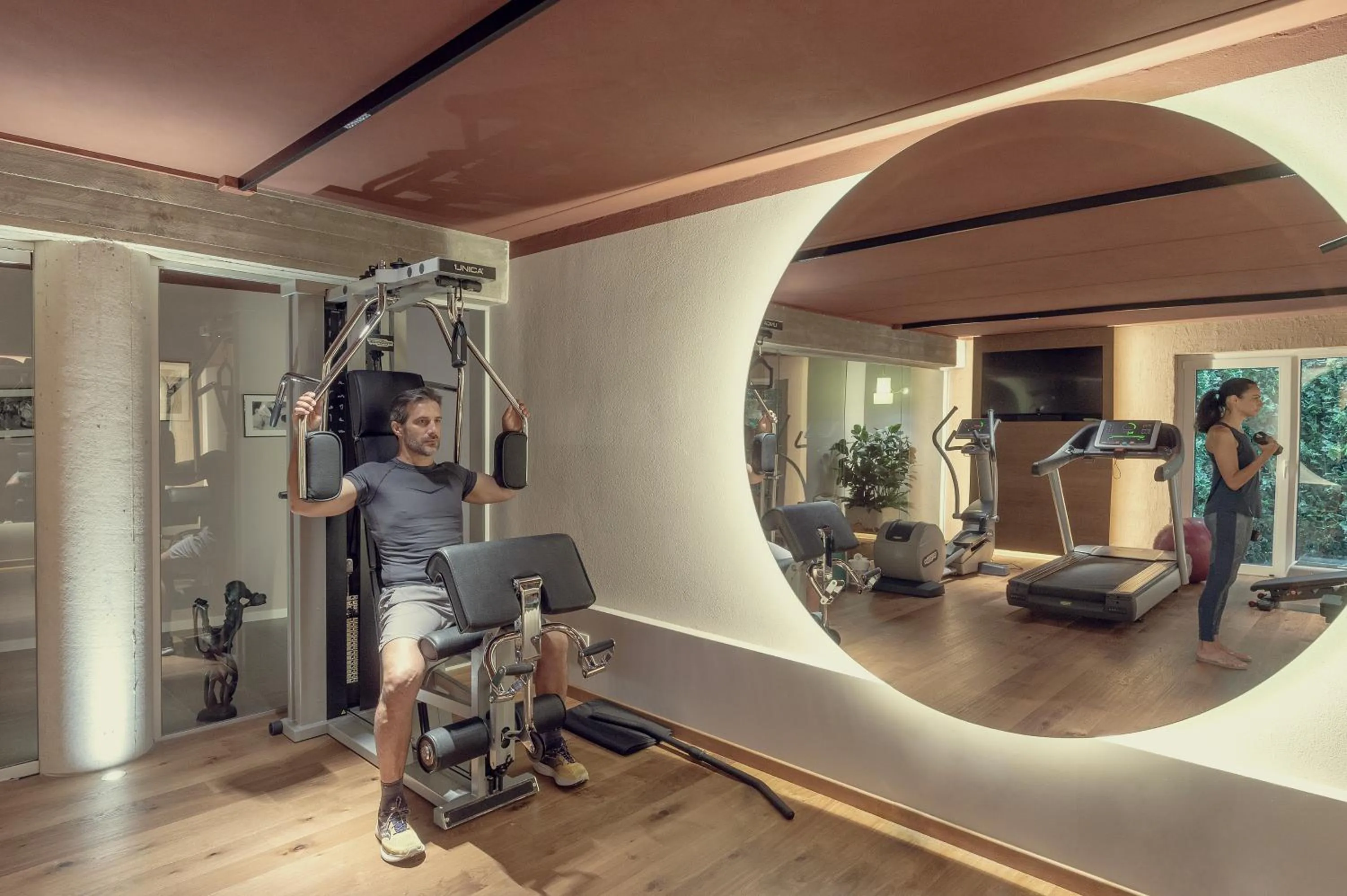 Fitness centre/facilities in San Colombano Suites