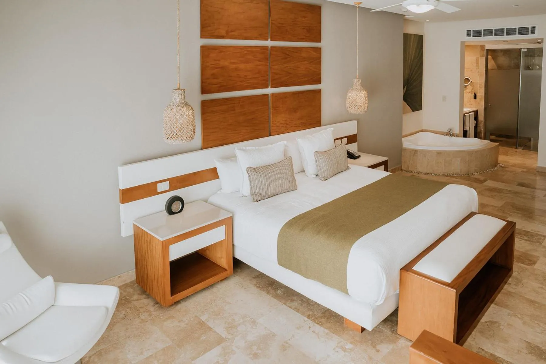 Bed in The Reef 28 Hotel & Spa - Luxury Adults Only - All Suites - With Optional All Inclusive