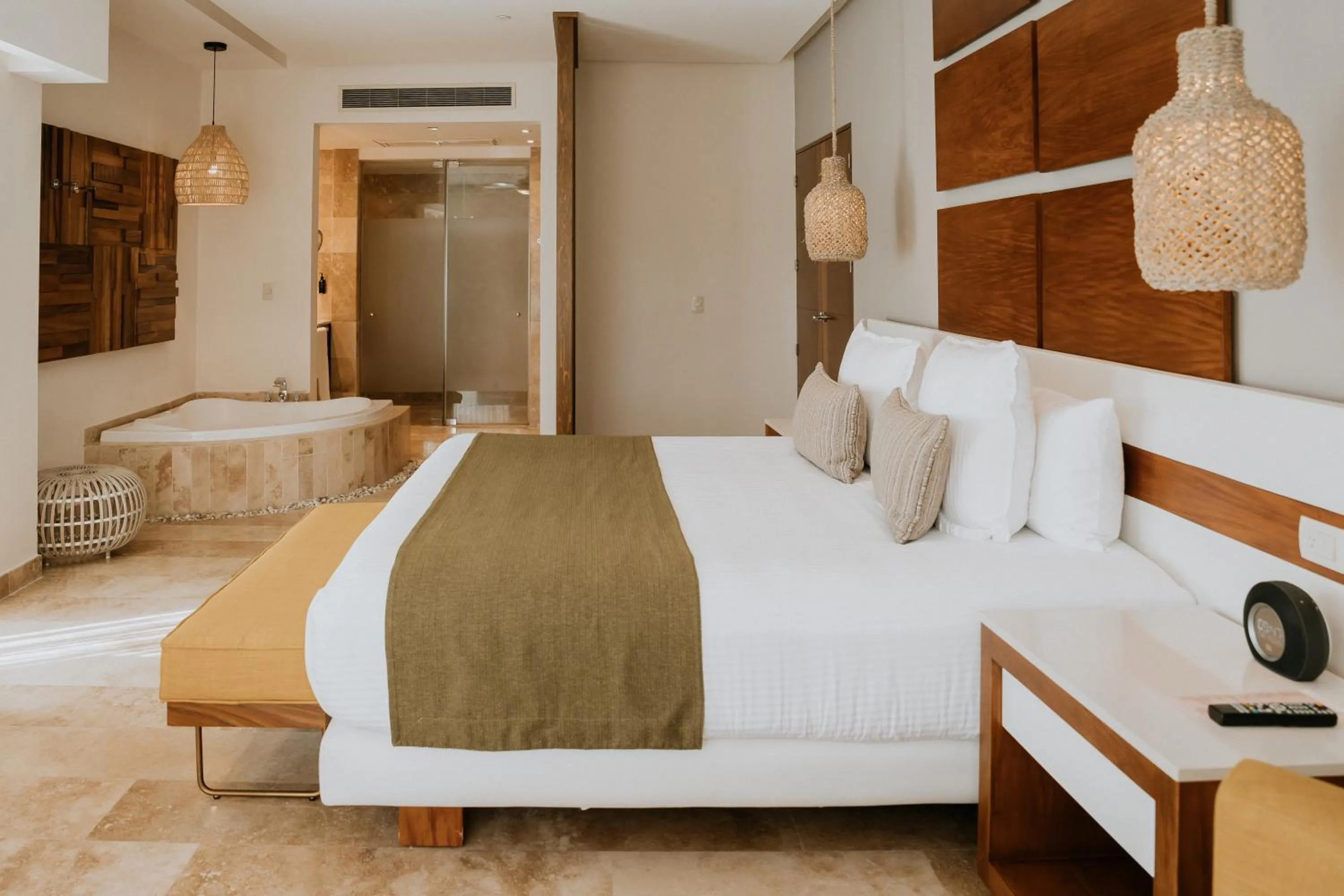 Bed in The Reef 28 Hotel & Spa - Luxury Adults Only - All Suites - With Optional All Inclusive