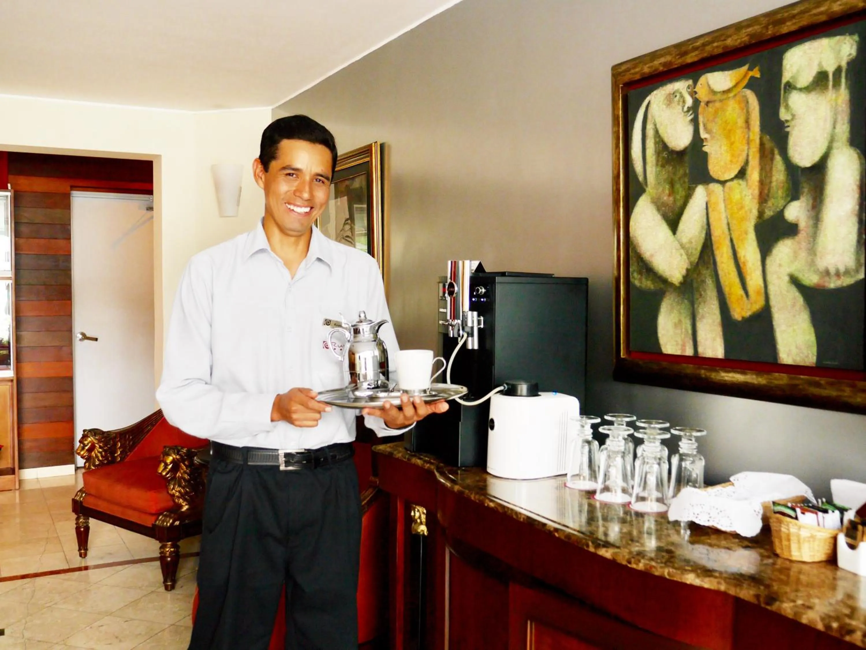 Lounge or bar in Hotel Boutique Runcu Miraflores