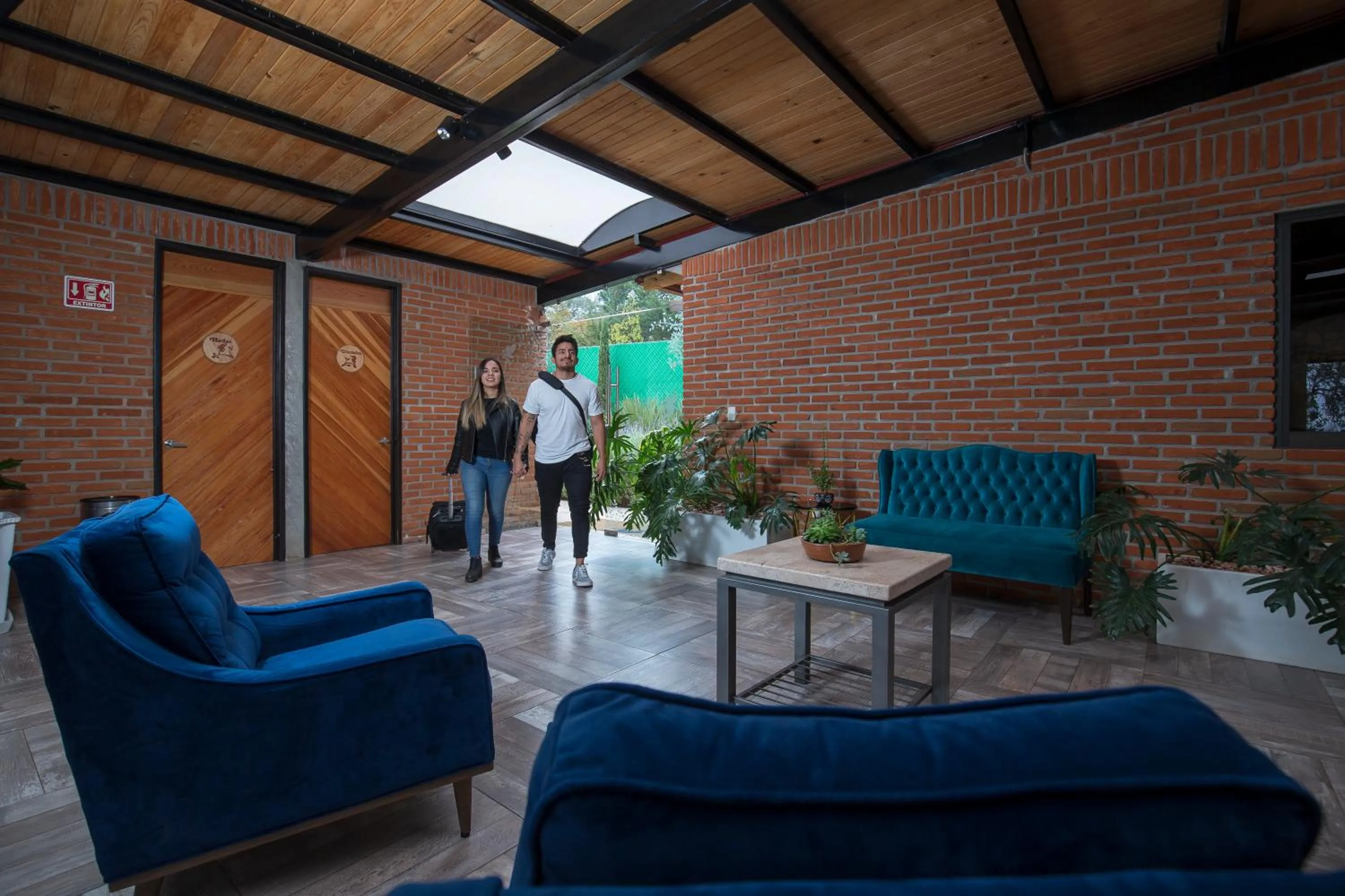 Lobby or reception in Hotel & Glamping Huasca Sierra Verde