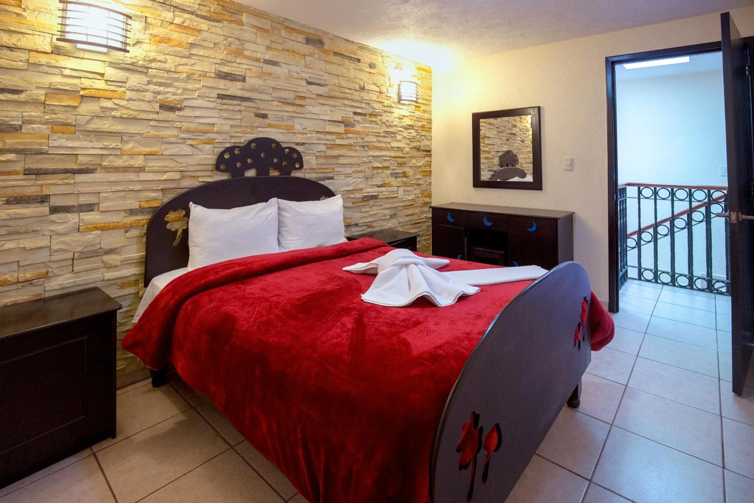 Bed in Hotel & Glamping Huasca Sierra Verde