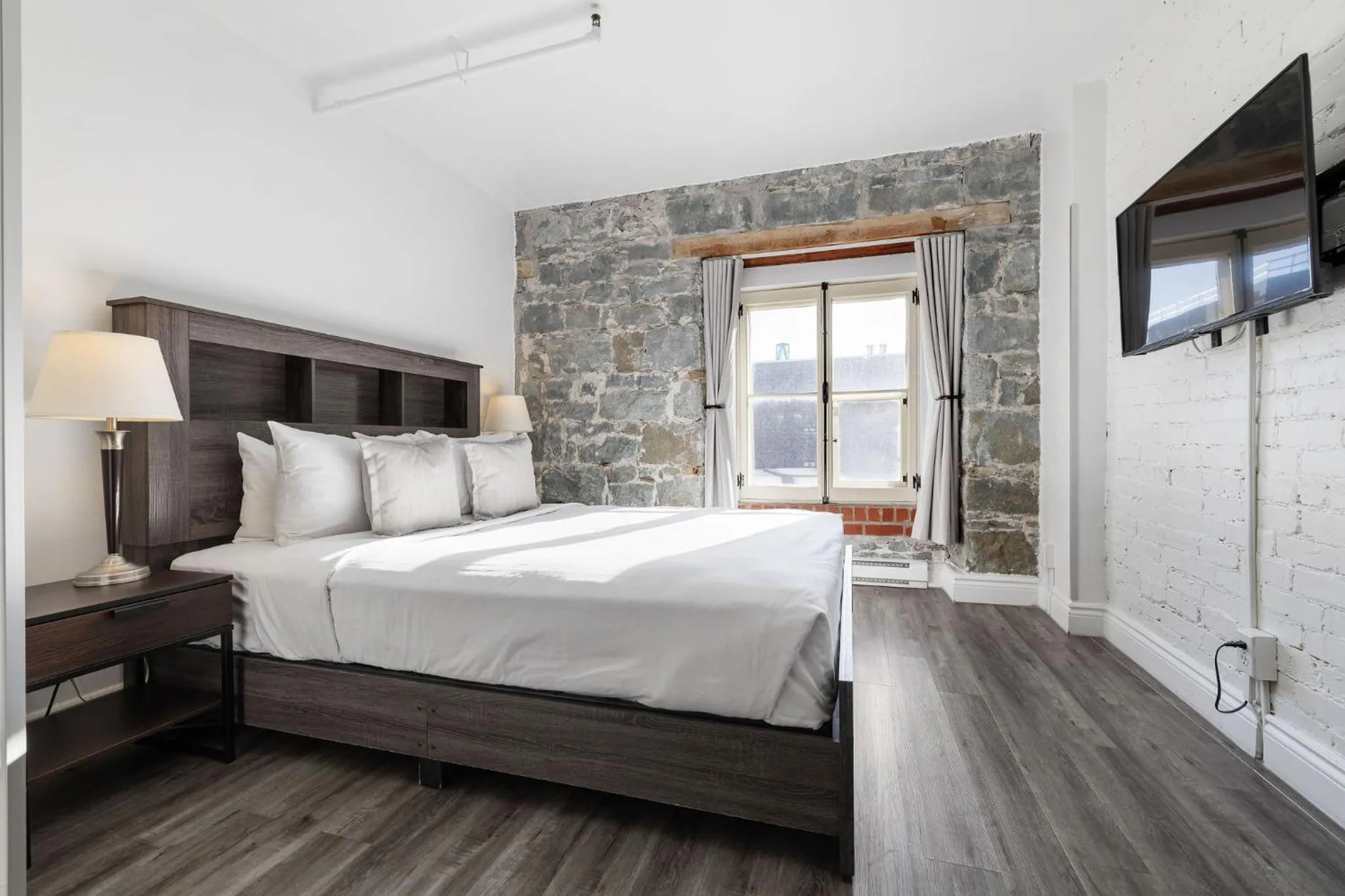 Bed in Hotel Port-Royal