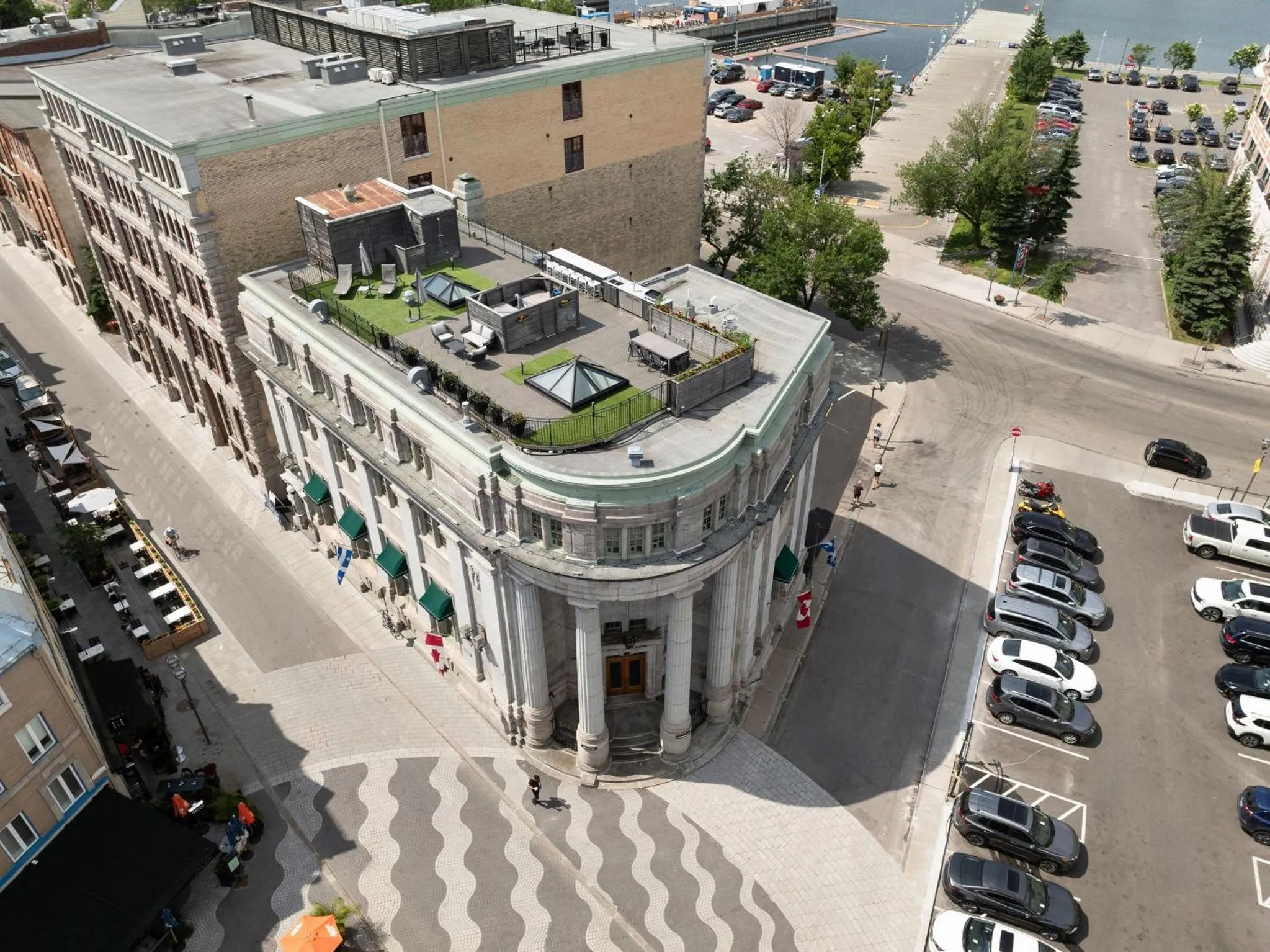 Bird's eye view in Hotel Port-Royal