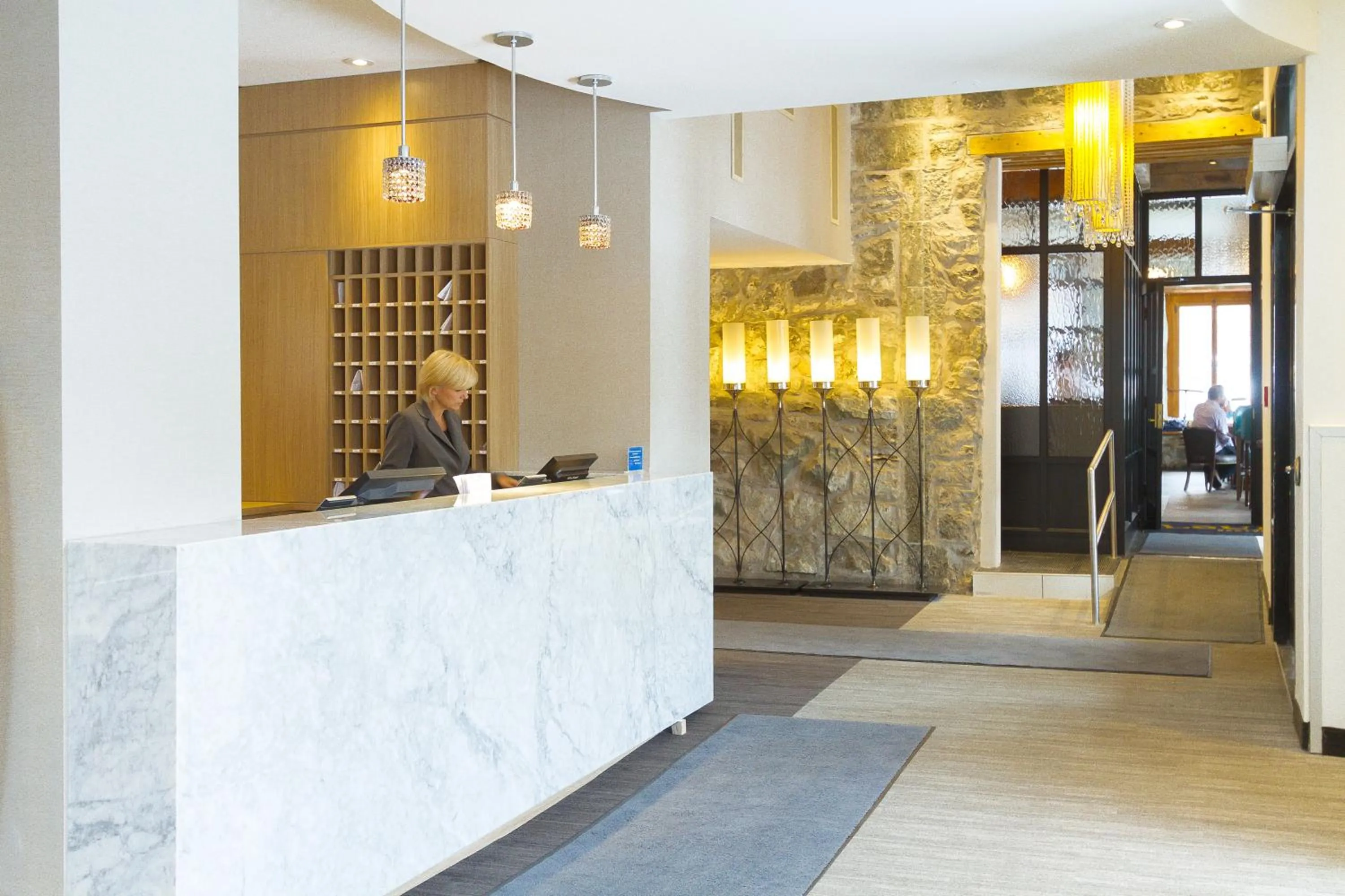 Lobby or reception in Hotel Port-Royal