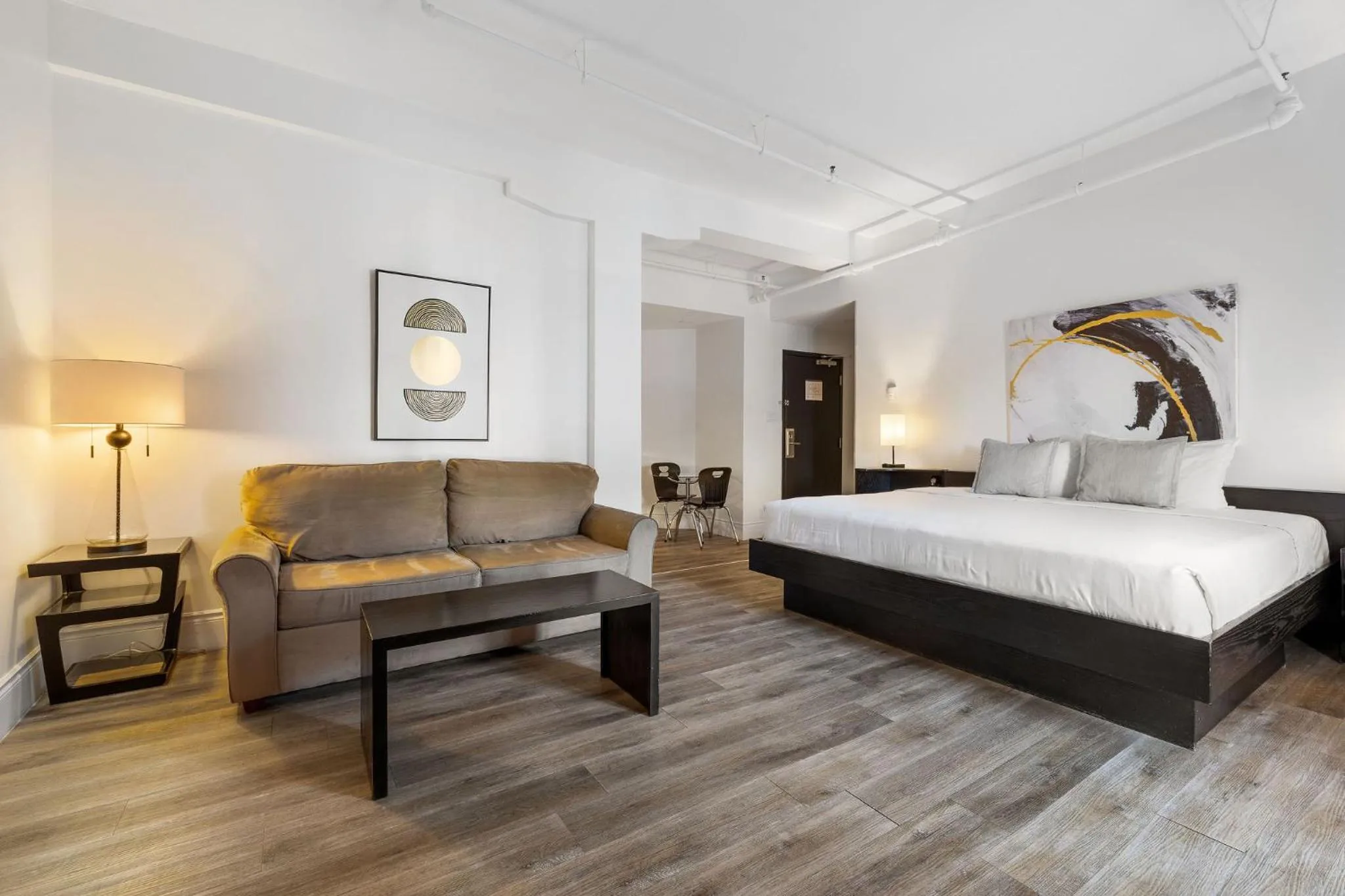 Bed in Hotel Port-Royal