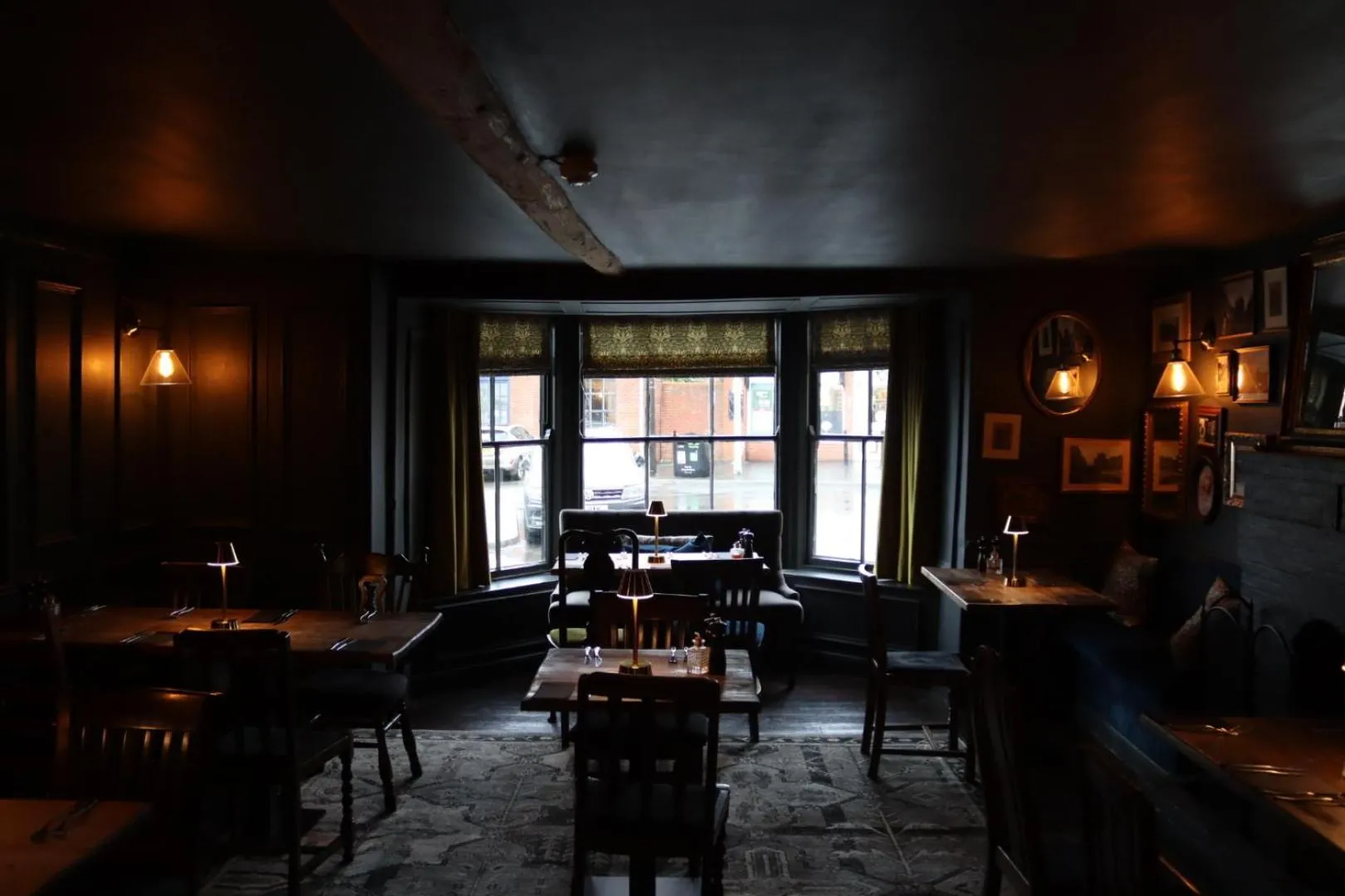 Dining area in The George Hotel