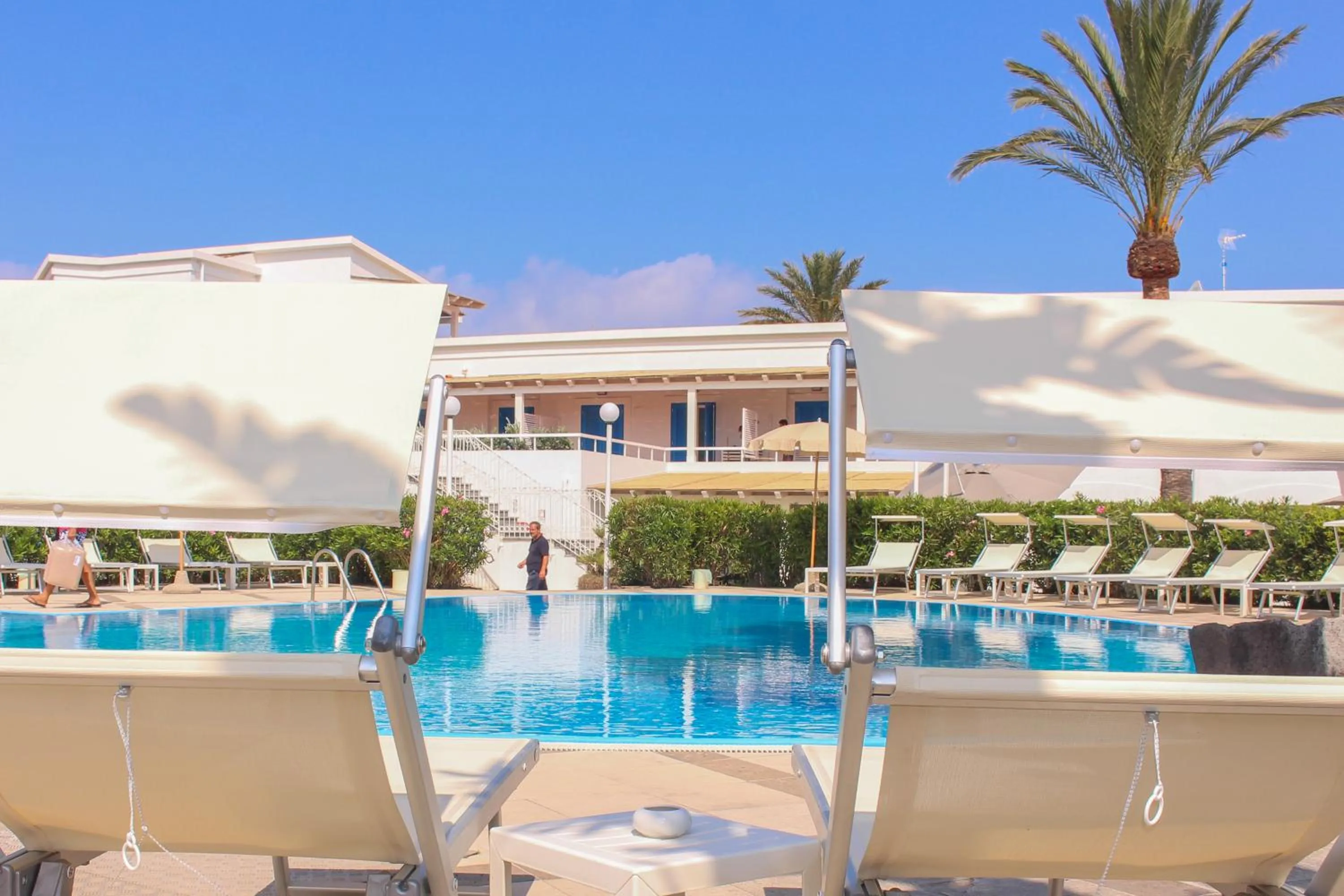 Pool view in Les Sables Noirs & Spa