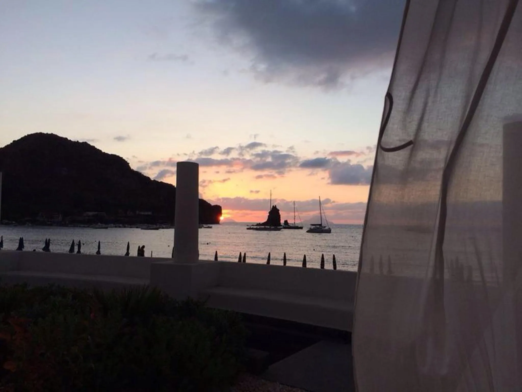 Sunset in Les Sables Noirs & Spa