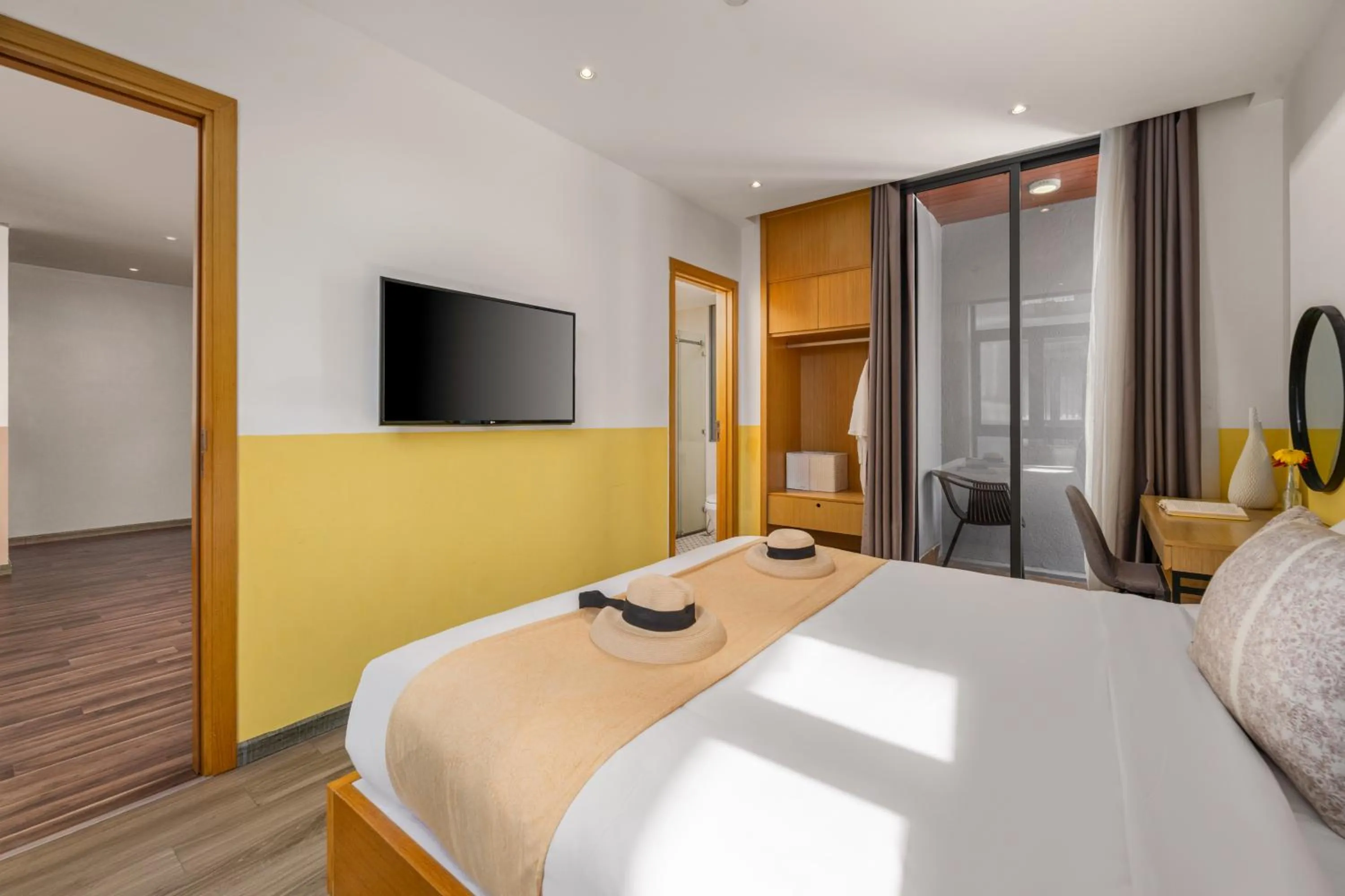 Bed in Sanayen Villa & Residences - Pool and Close Beach