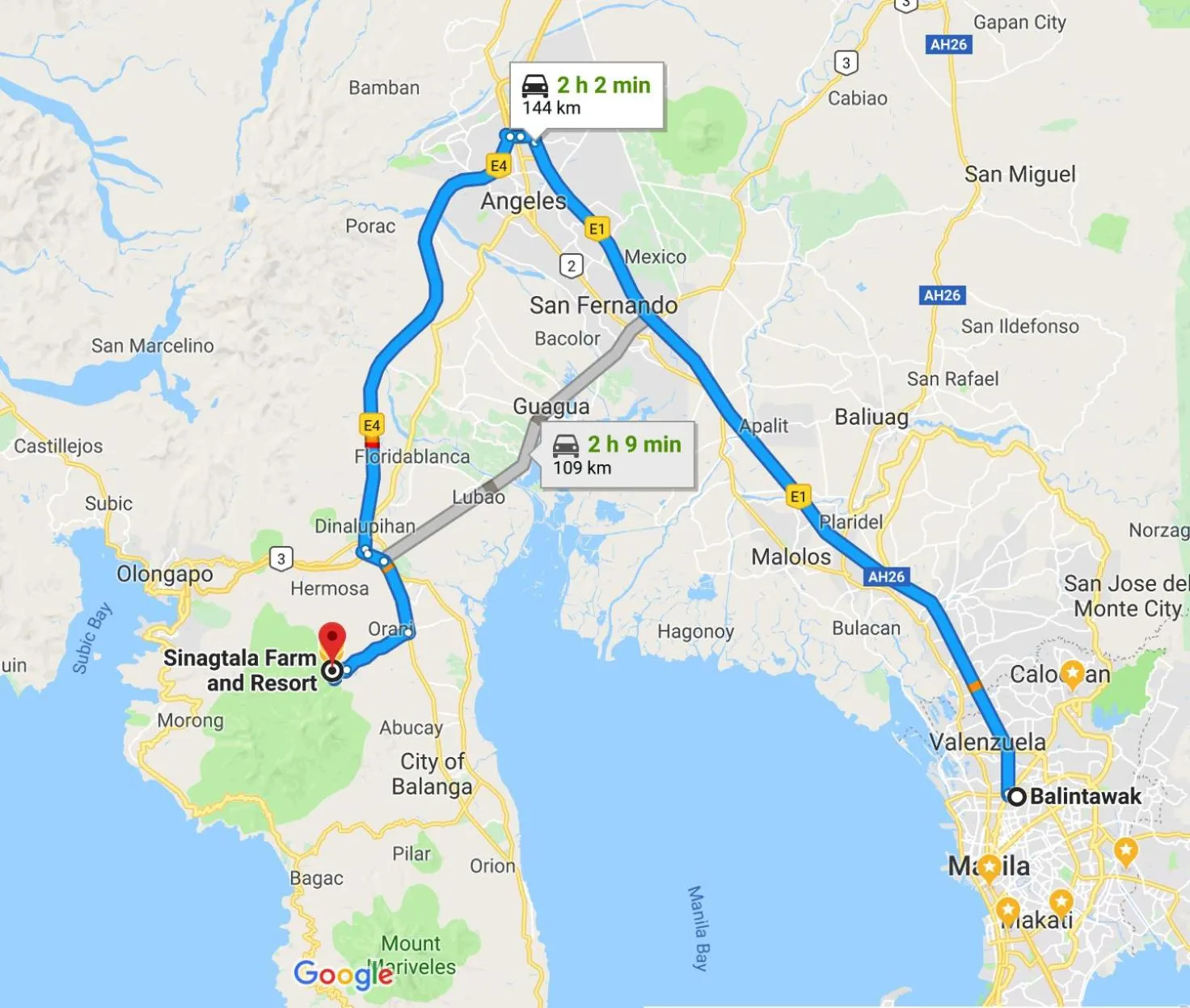 Location in The Duyan House at Sinagtala Resort