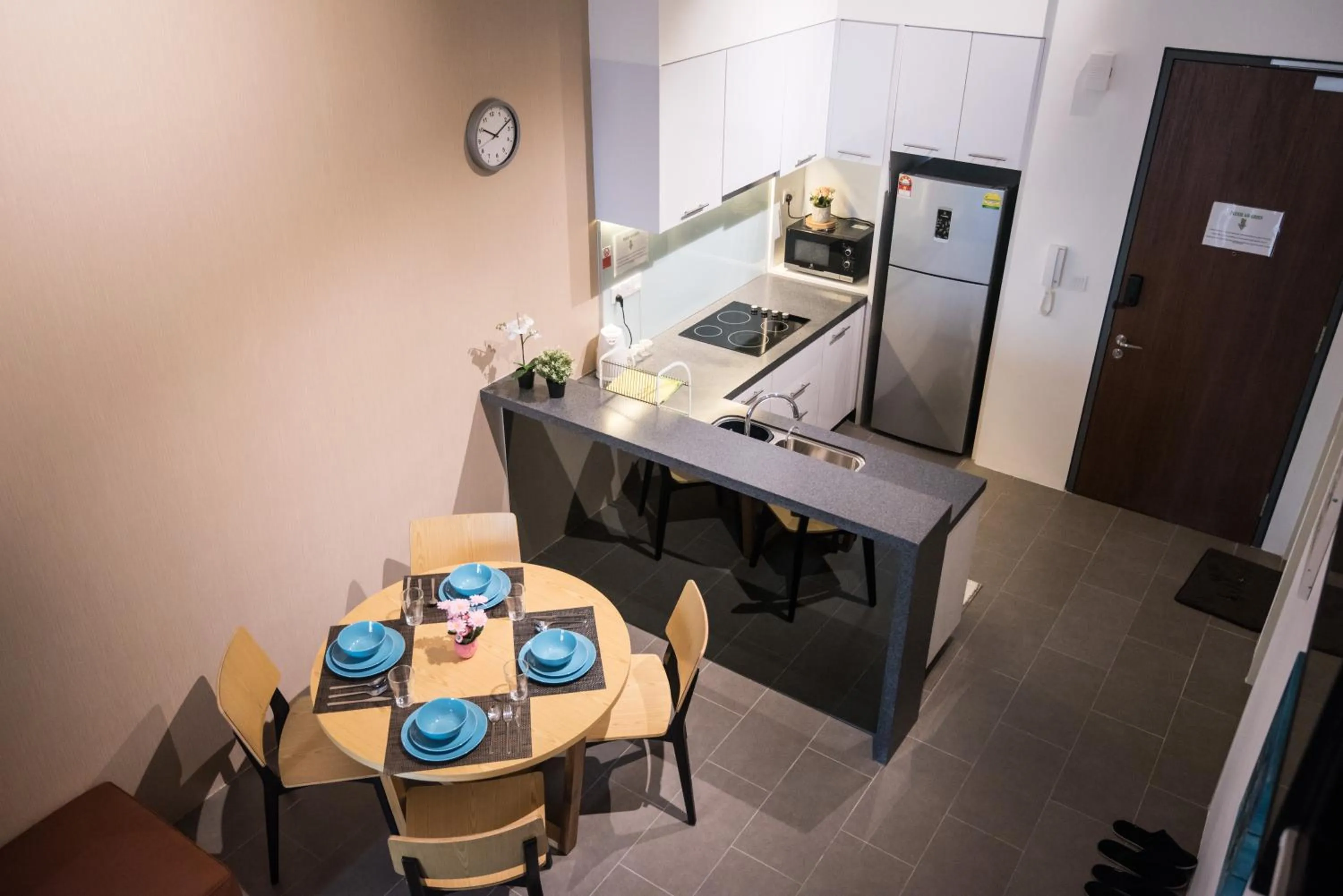 Kitchen or kitchenette in KL Sentral Bangsar Suites EST BY PSM LUXURY SUITES
