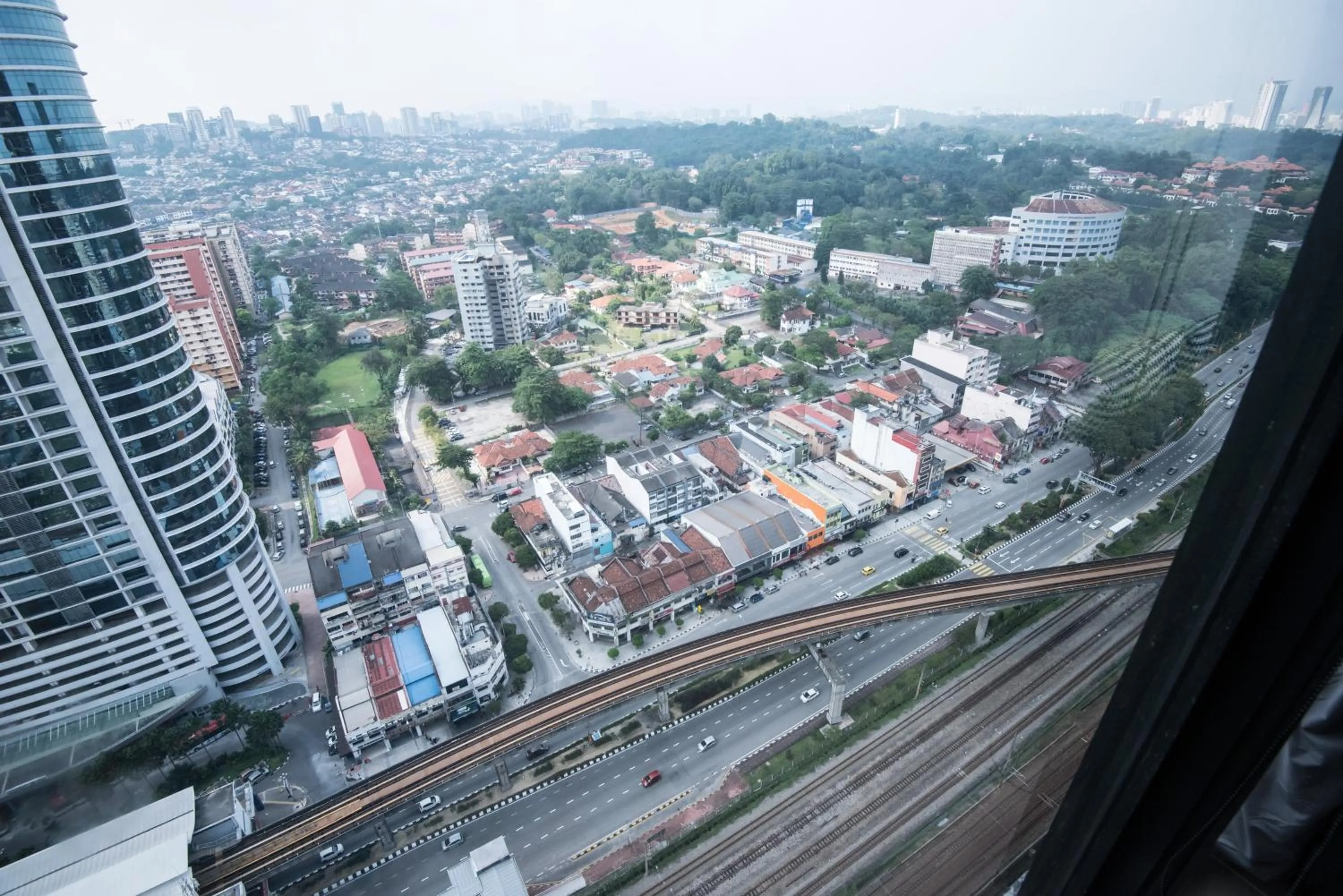 City view in KL Sentral Bangsar Suites EST BY PSM LUXURY SUITES
