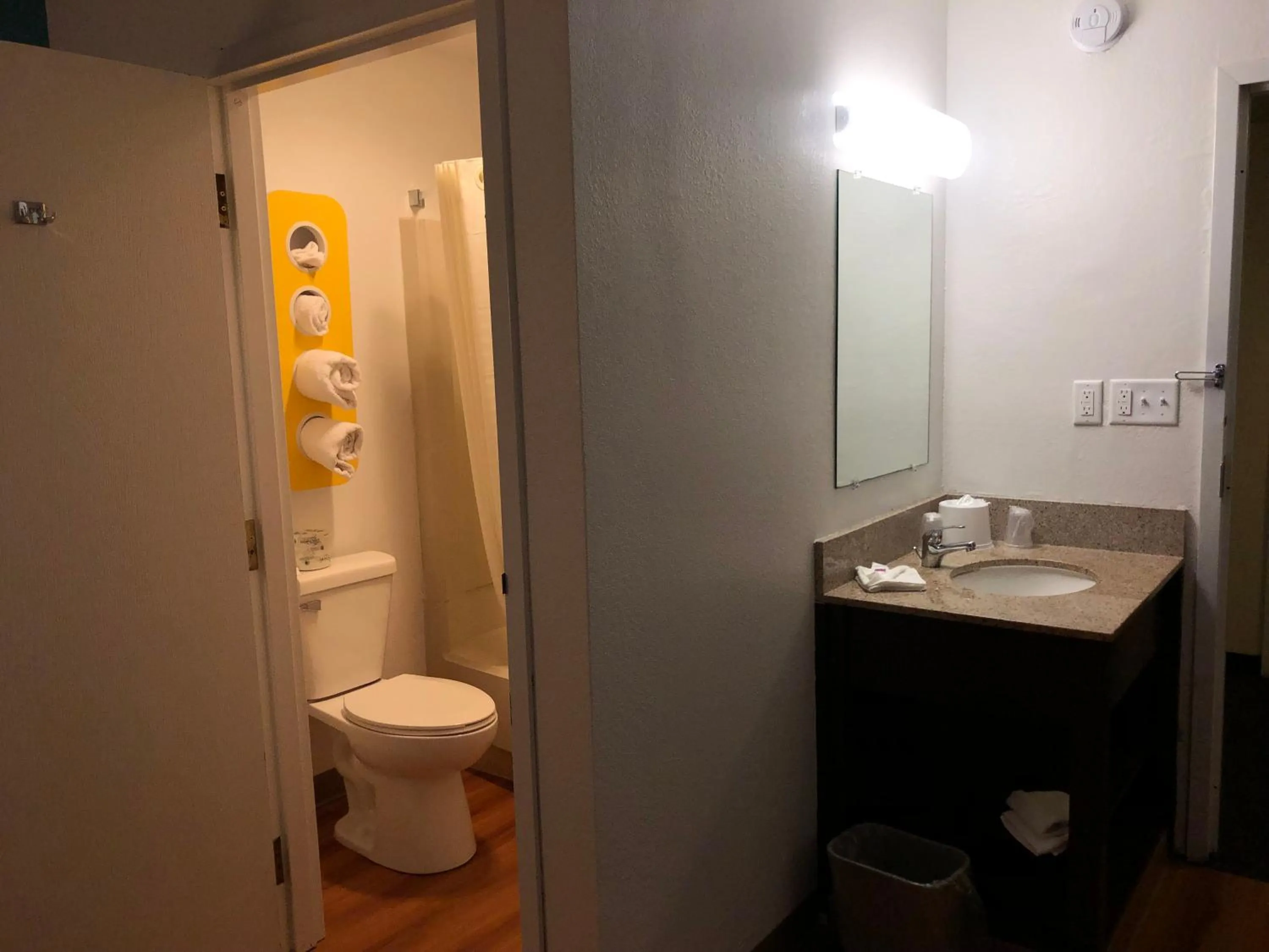 Bathroom in Motel 6-La Crosse, WI