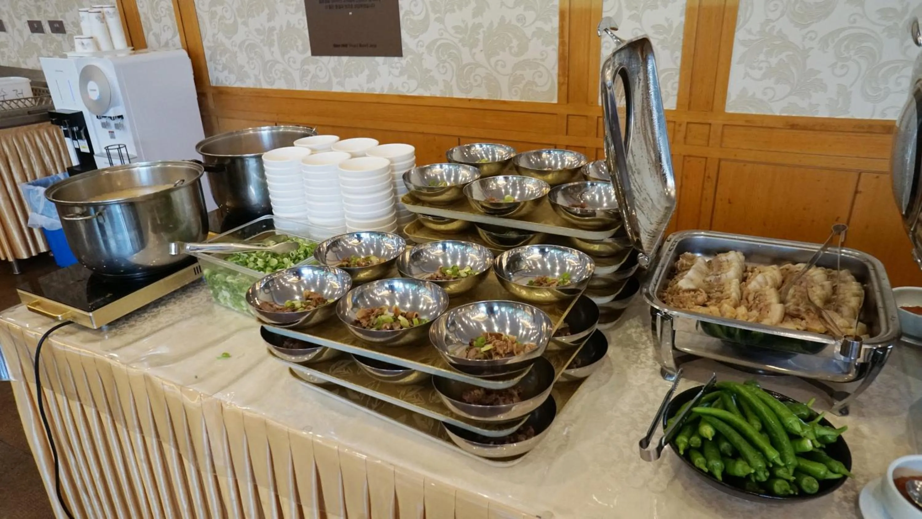 Buffet breakfast in Pearl Hotel Jeju