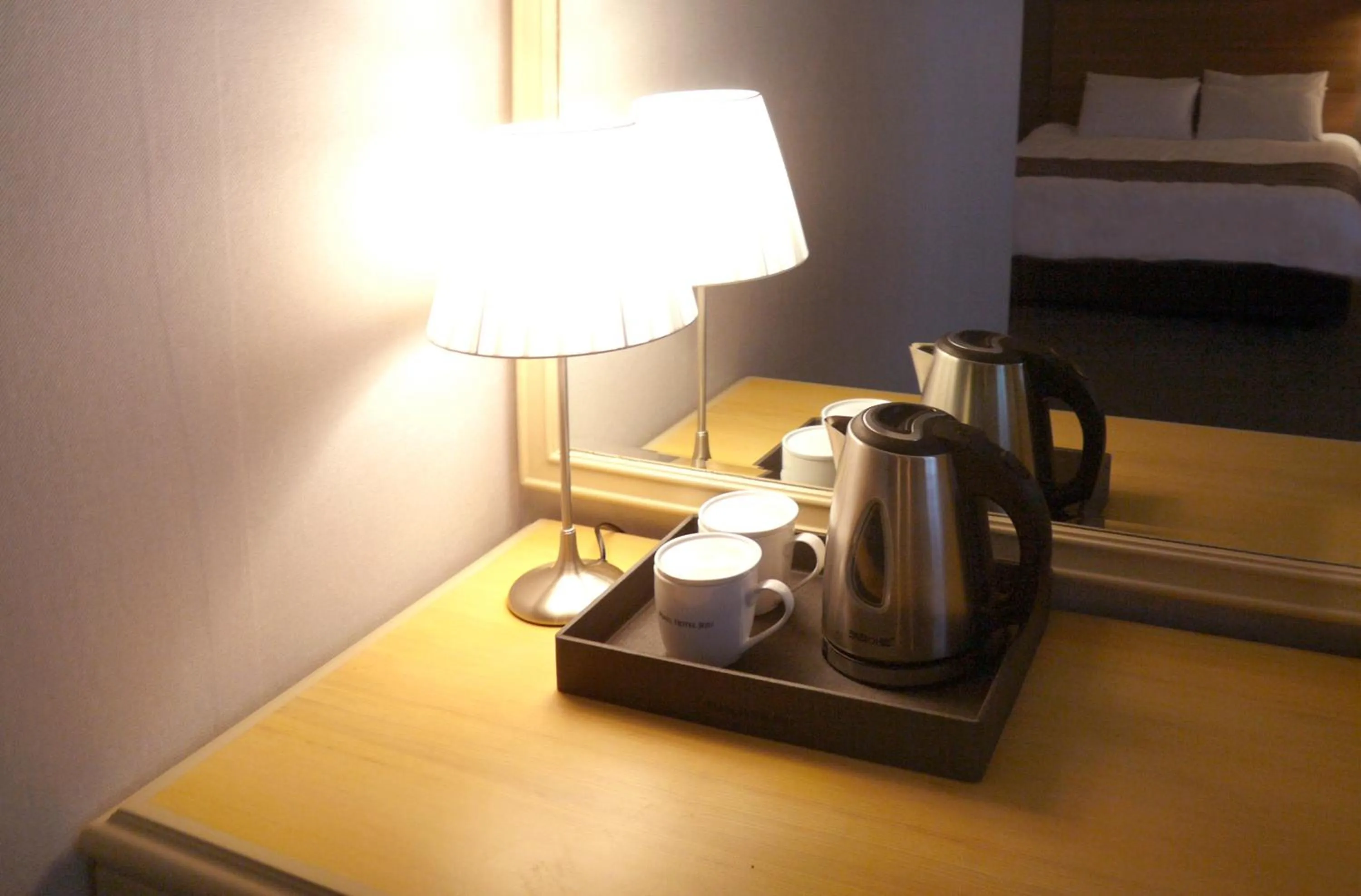 Bed in Pearl Hotel Jeju