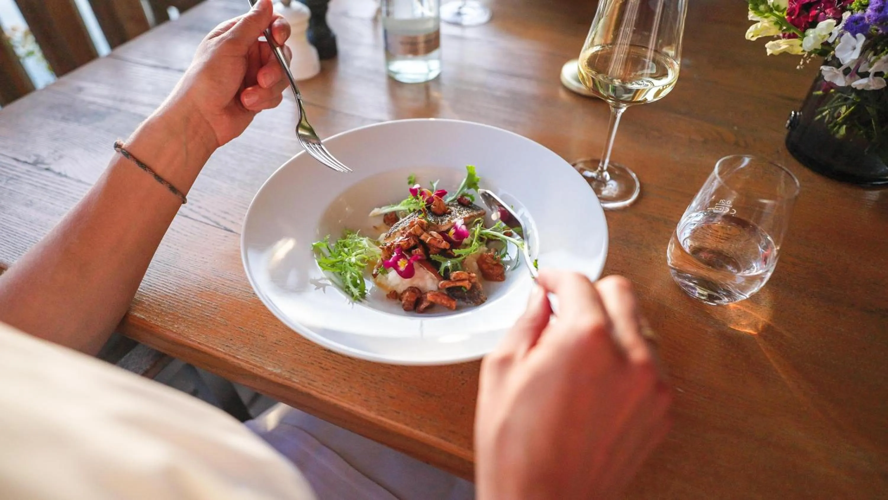 Dining area in Eibsee Hotel
