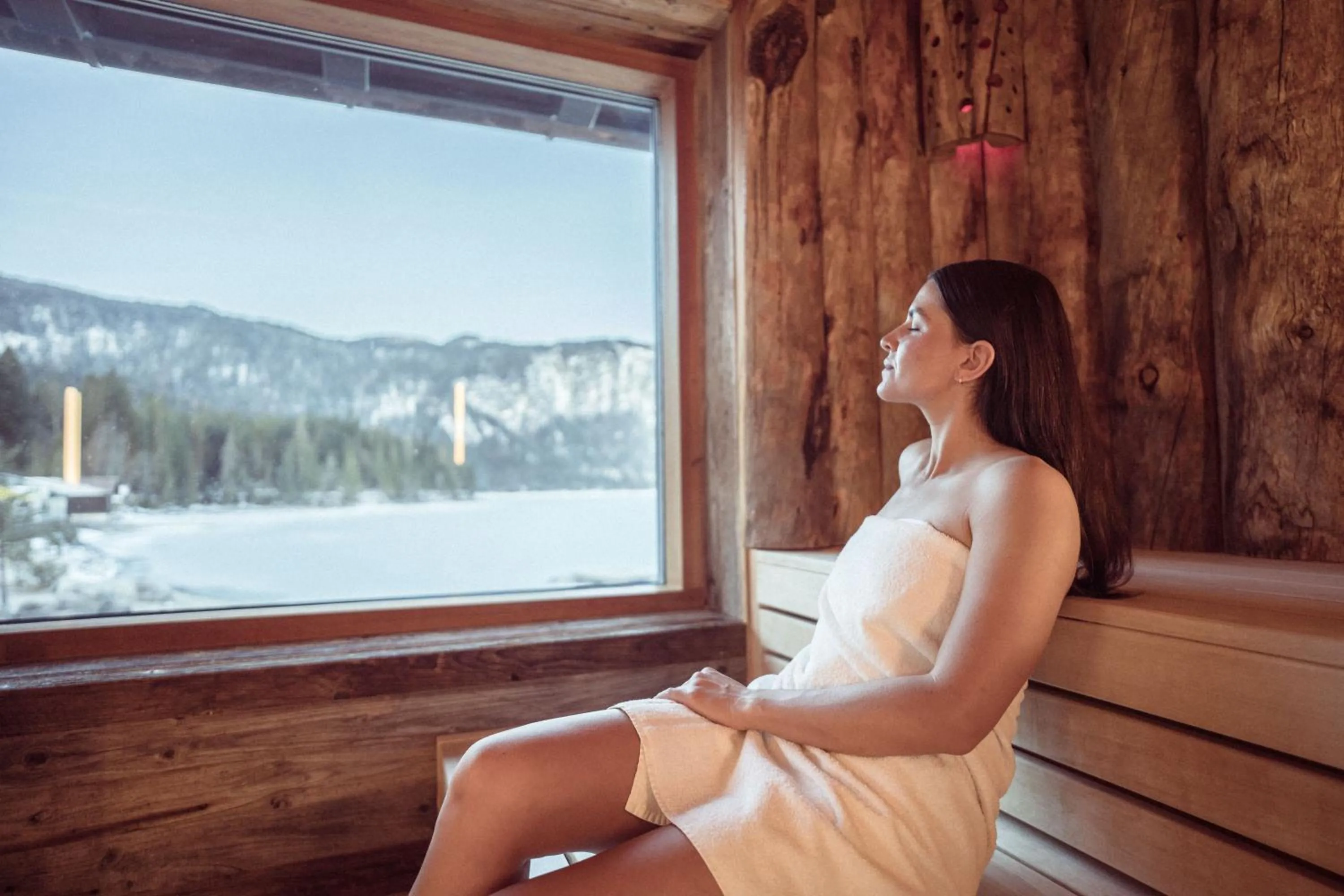 Sauna in Eibsee Hotel
