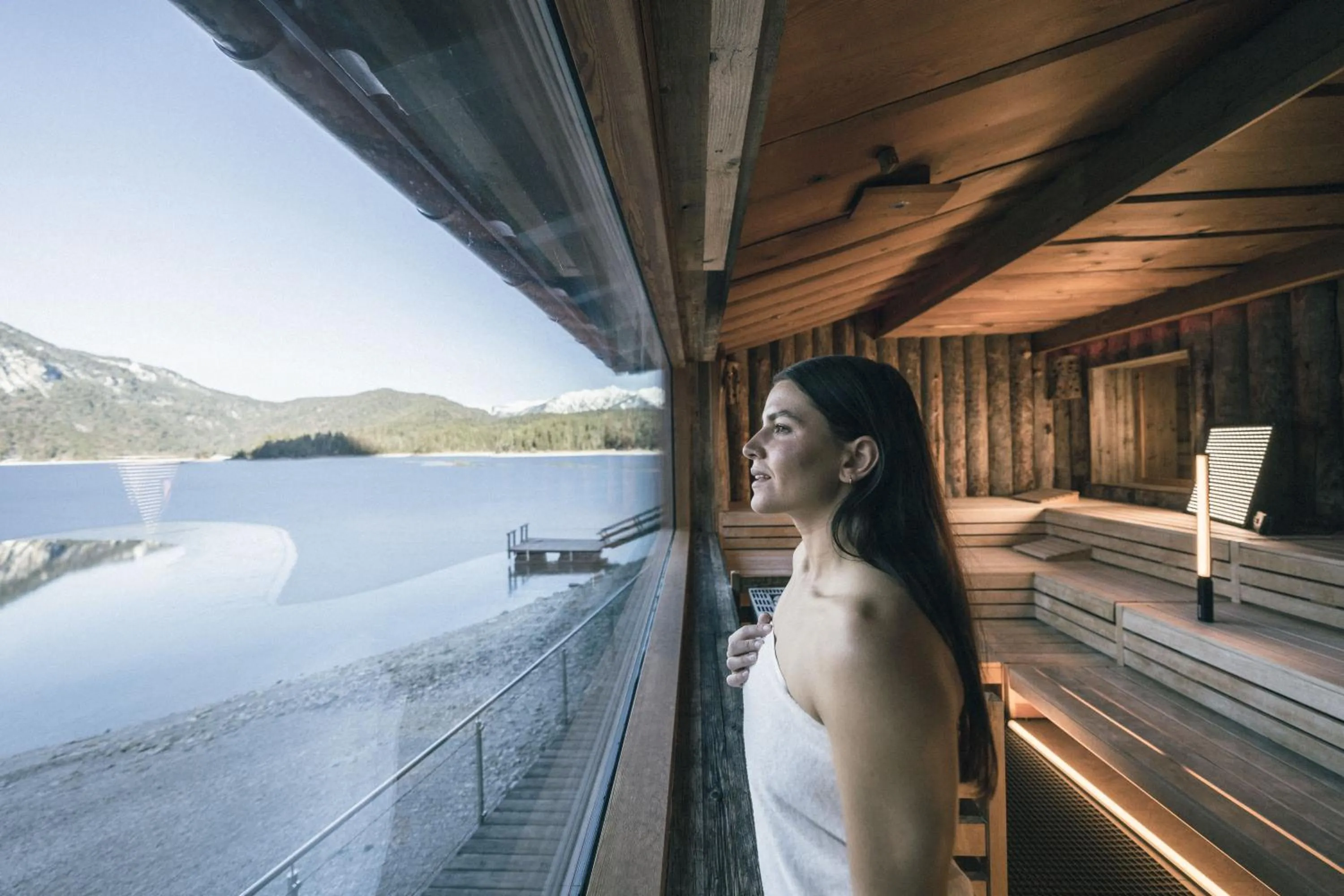 Sauna in Eibsee Hotel