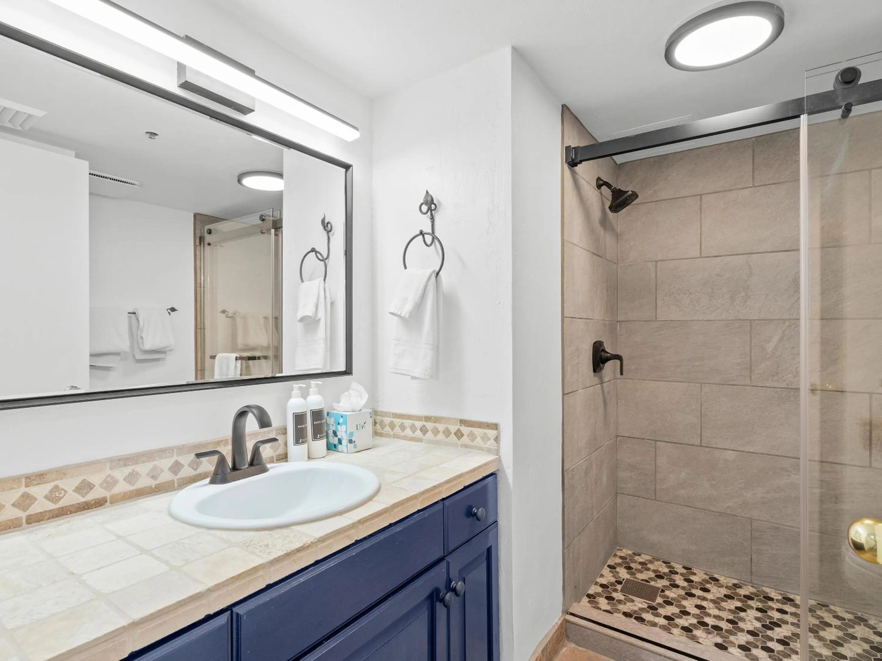 Shower in The Lodge at the Mountain Village by All Seasons Resort Lodging