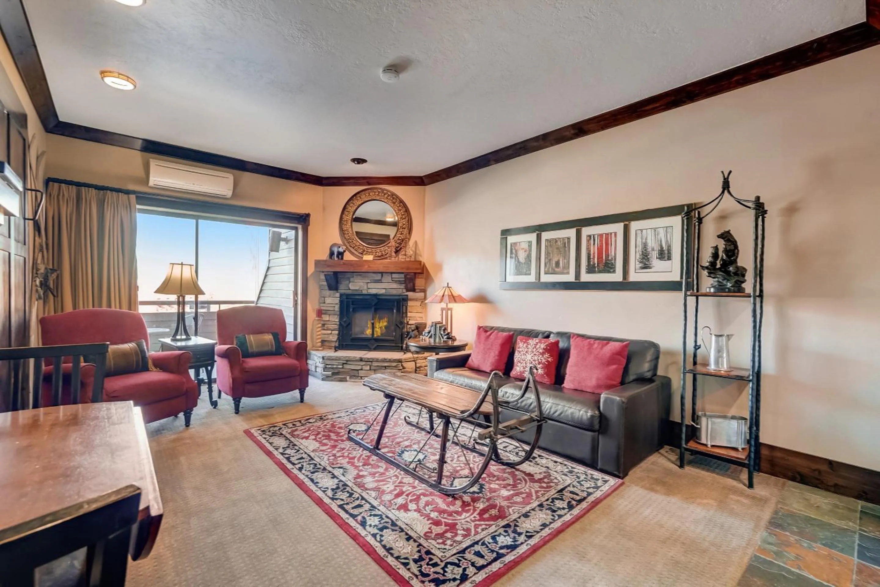 Seating area in The Lodge at the Mountain Village by All Seasons Resort Lodging